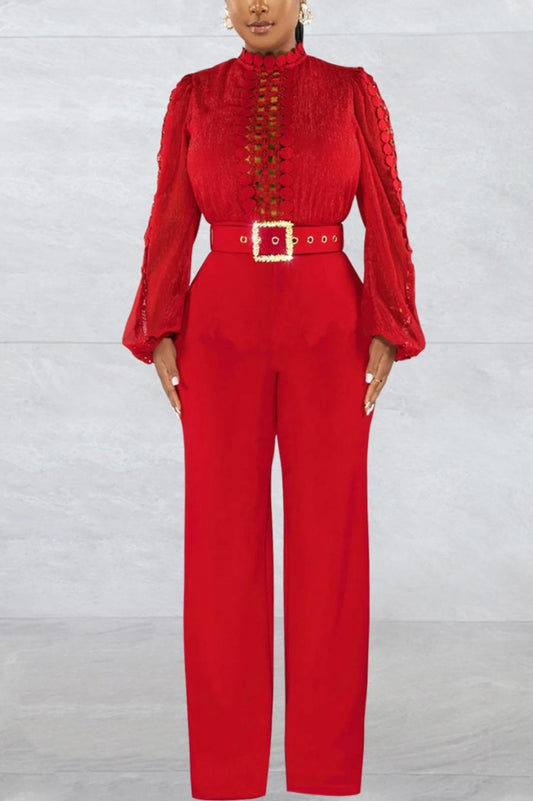 Jumpsuit elegant Red