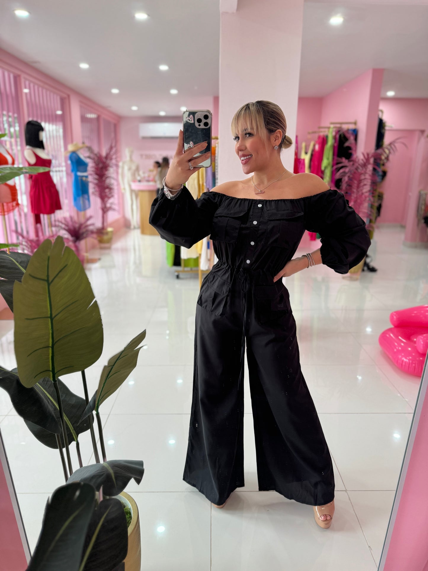 Off Shoulder Jumpsuit