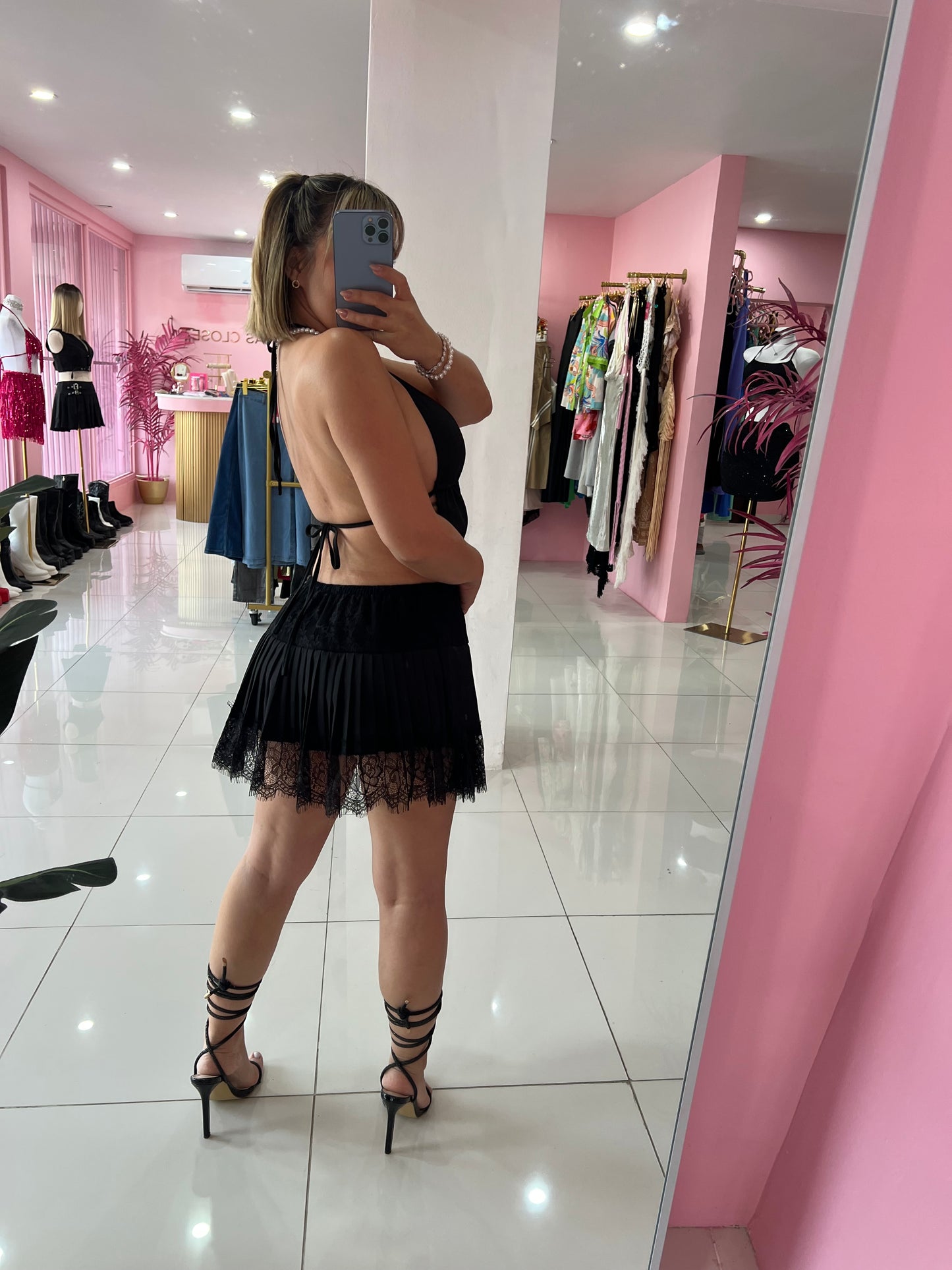 Tenis encaje skort