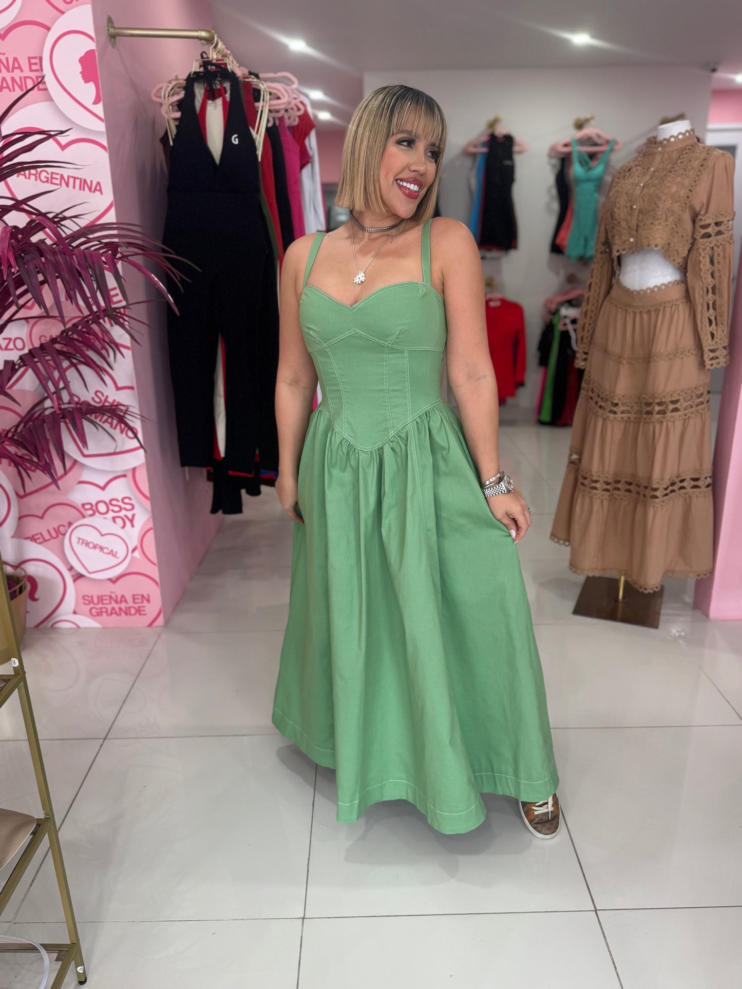 Green Maxi Dress
