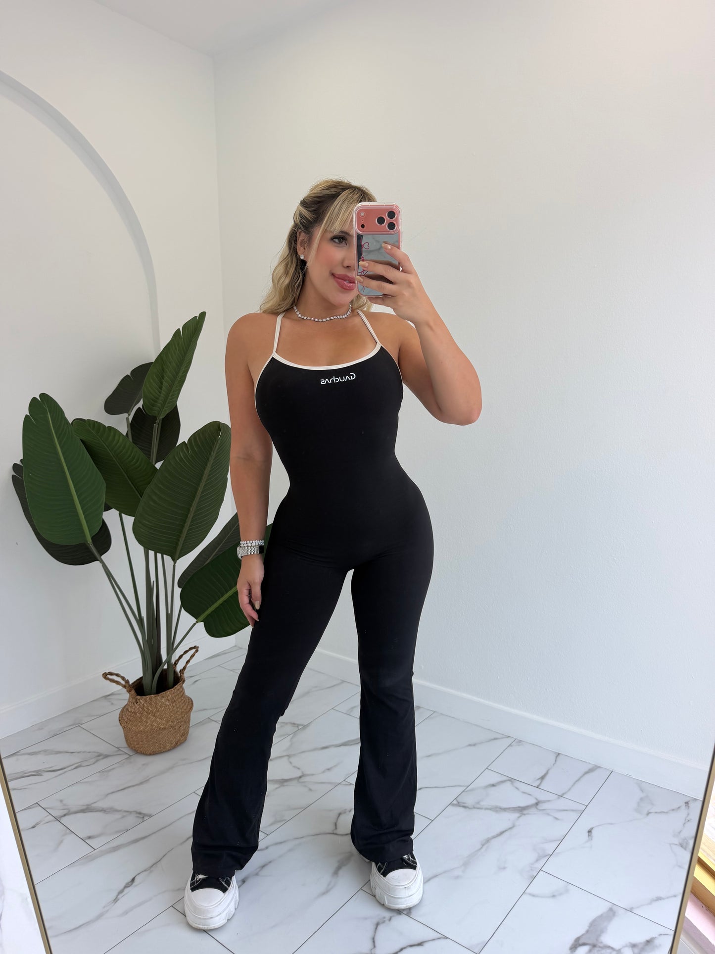 Jumpsuit palazzo bordes
