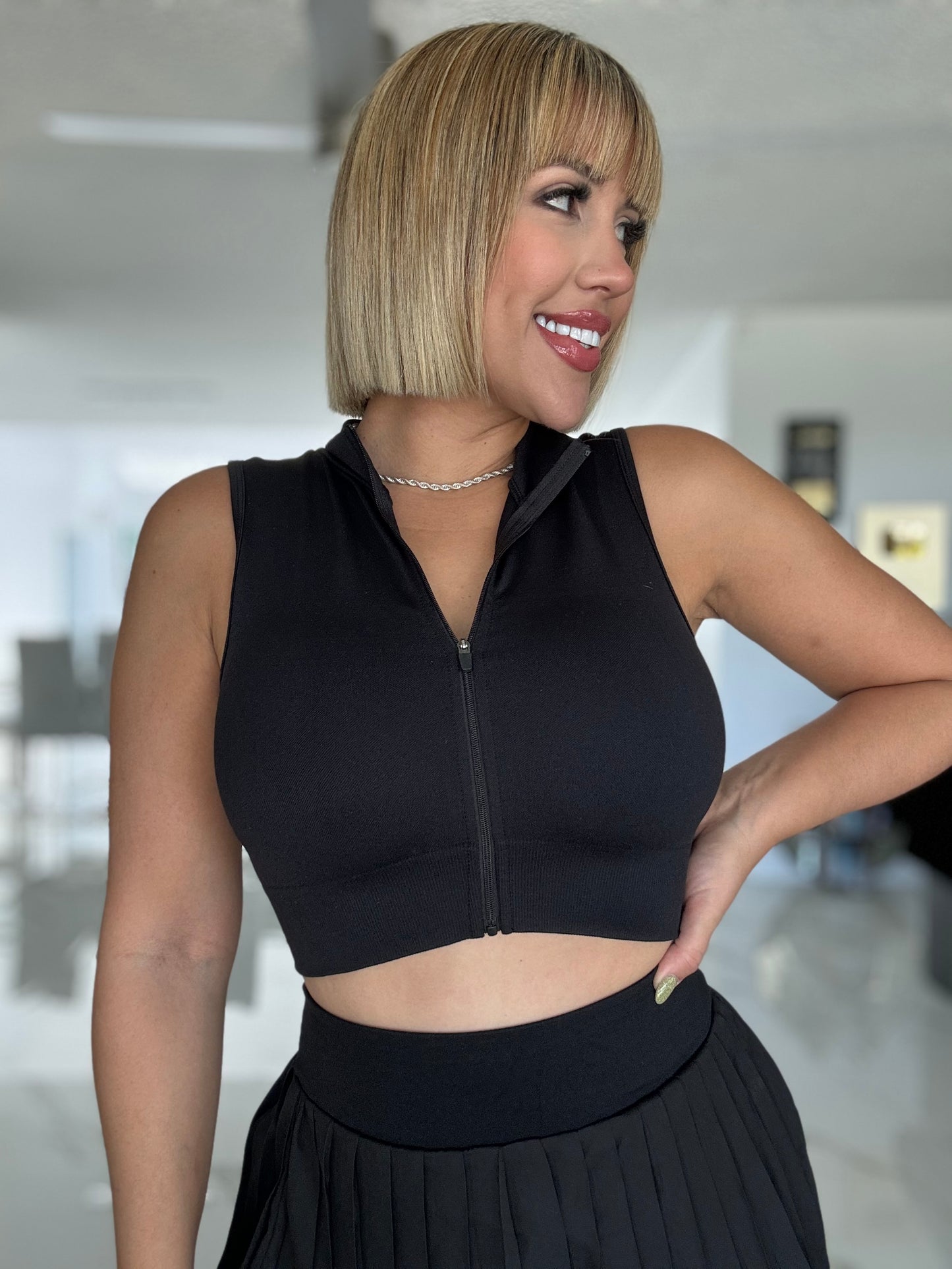 Zipper Sport top