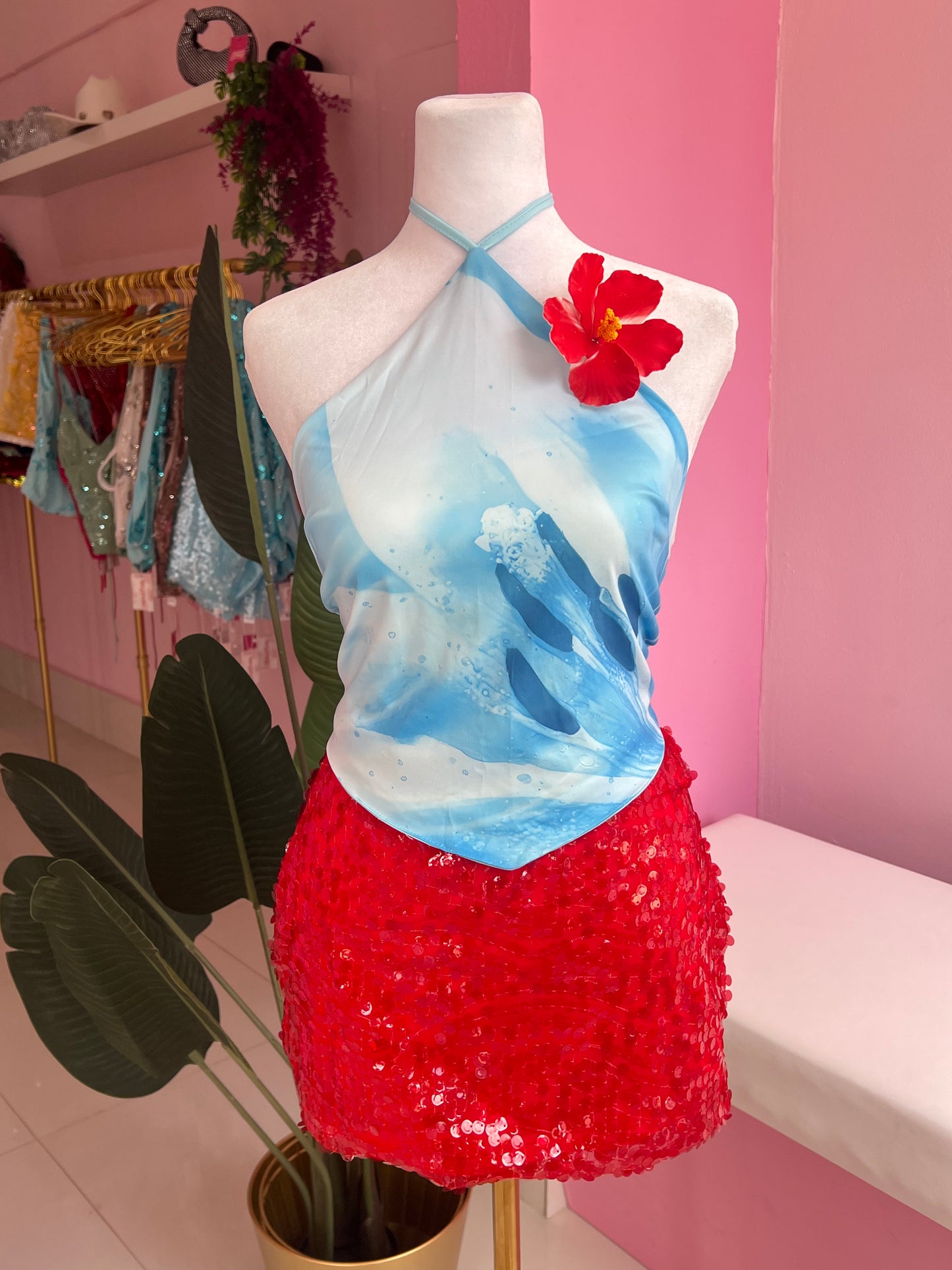 Flor Diamante top