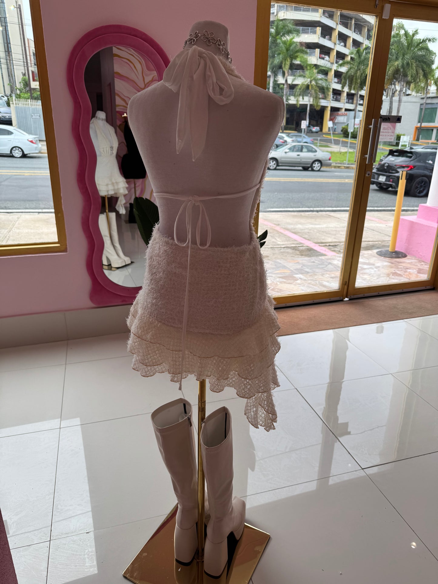 Fluffy dress
