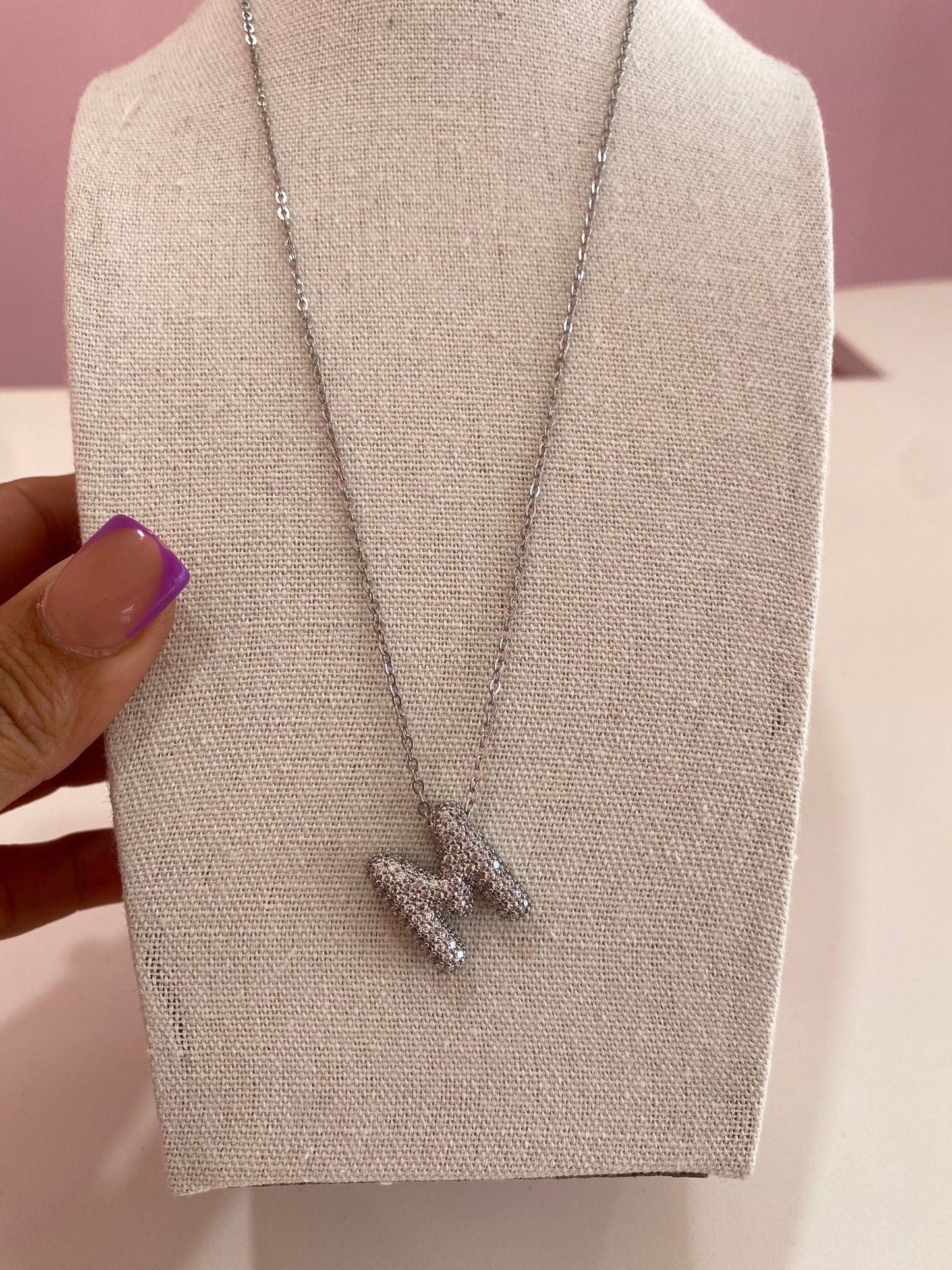 Cadena letra de cobre