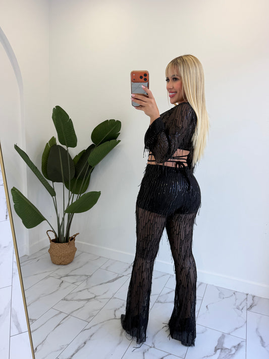 Sequins Petite set