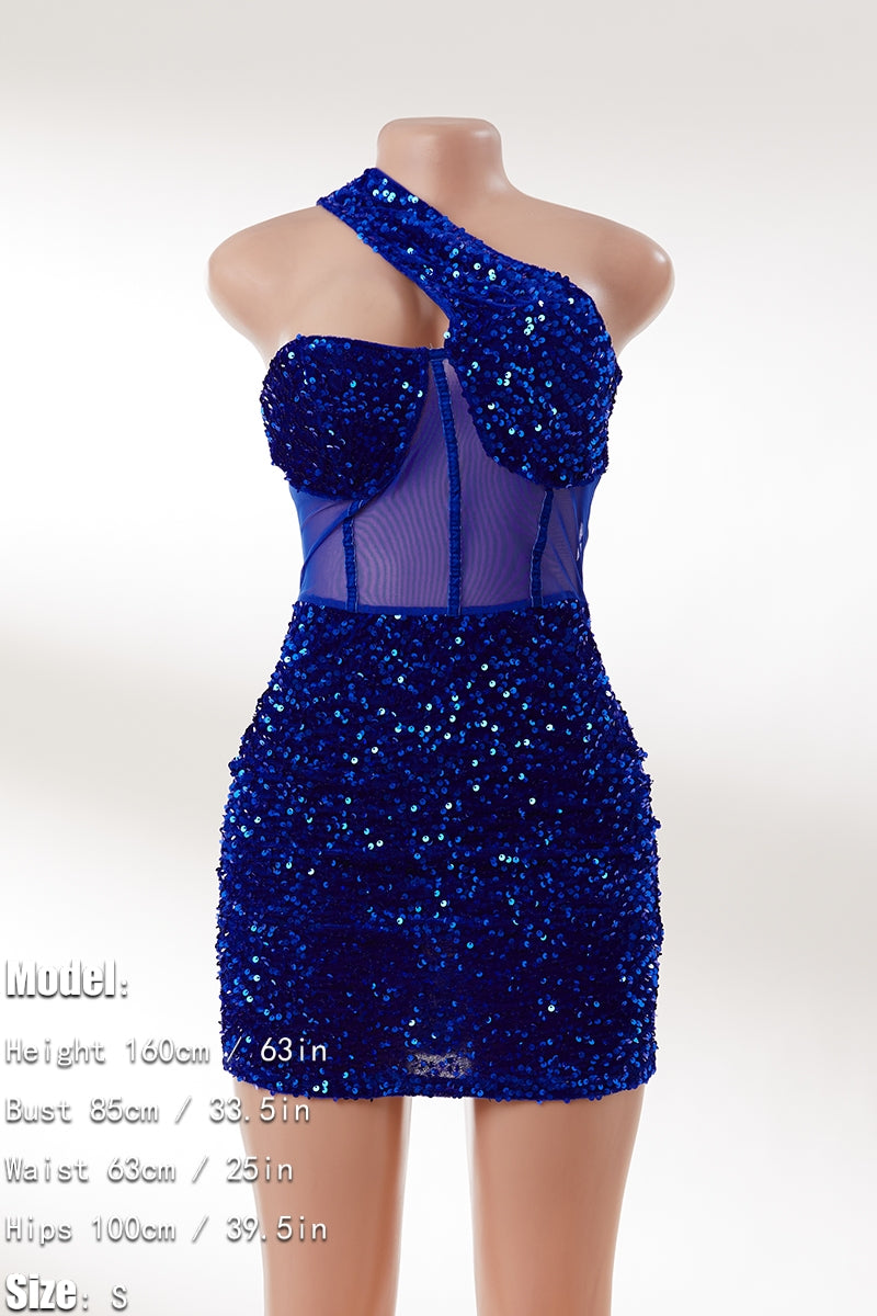 Cross lentejuelas dress