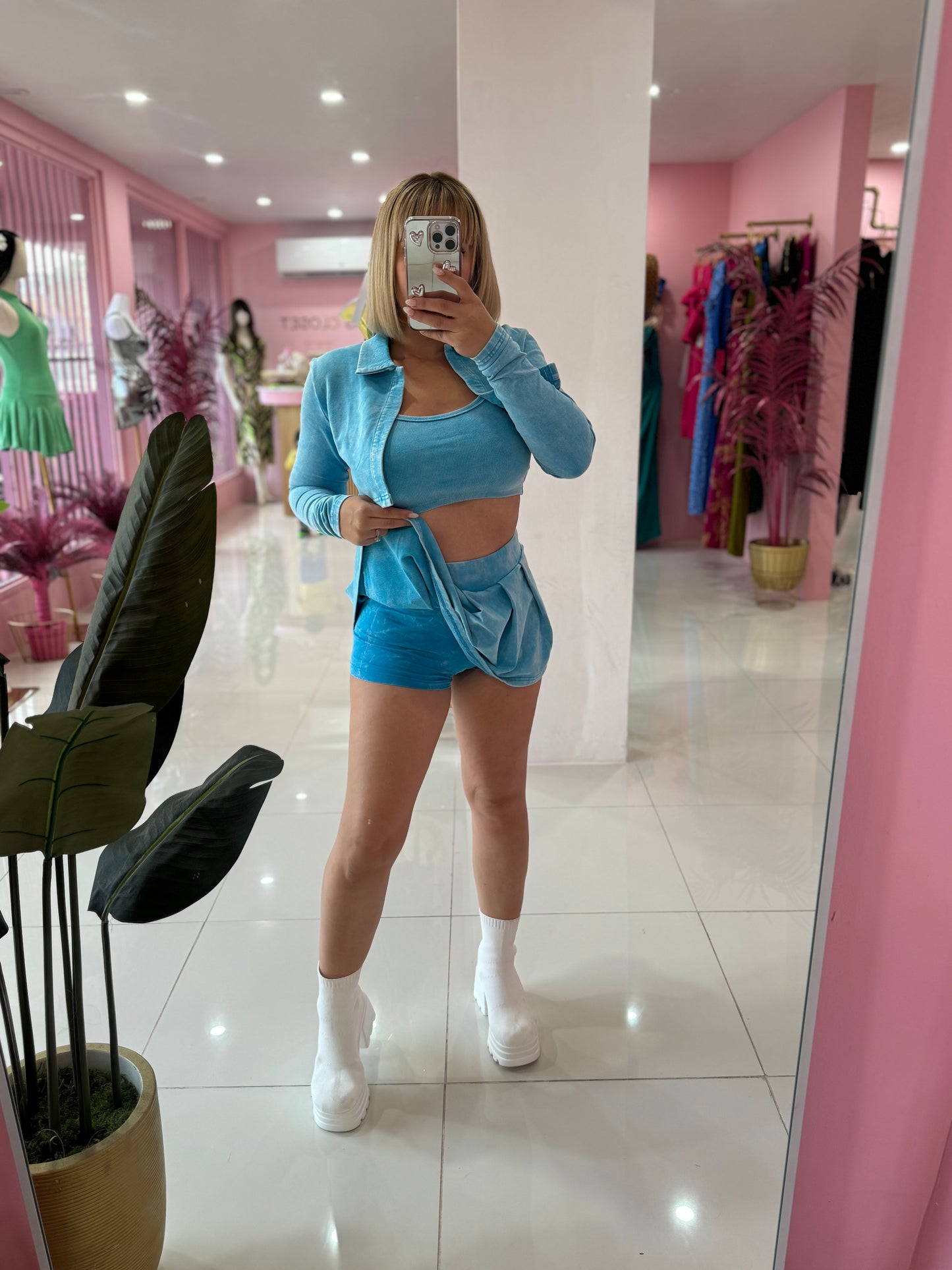 Marmol Skort Jacket Set (3 piezas)