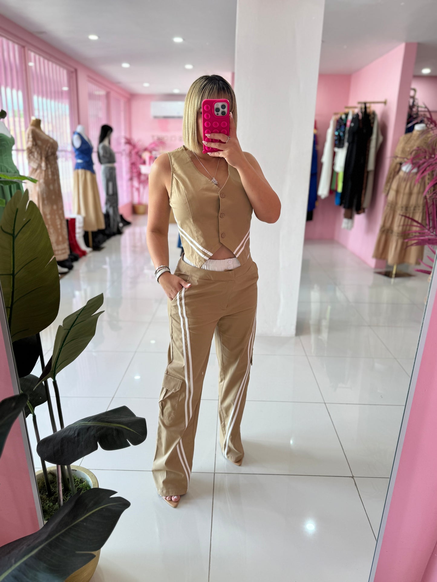 Caramel Vest Set