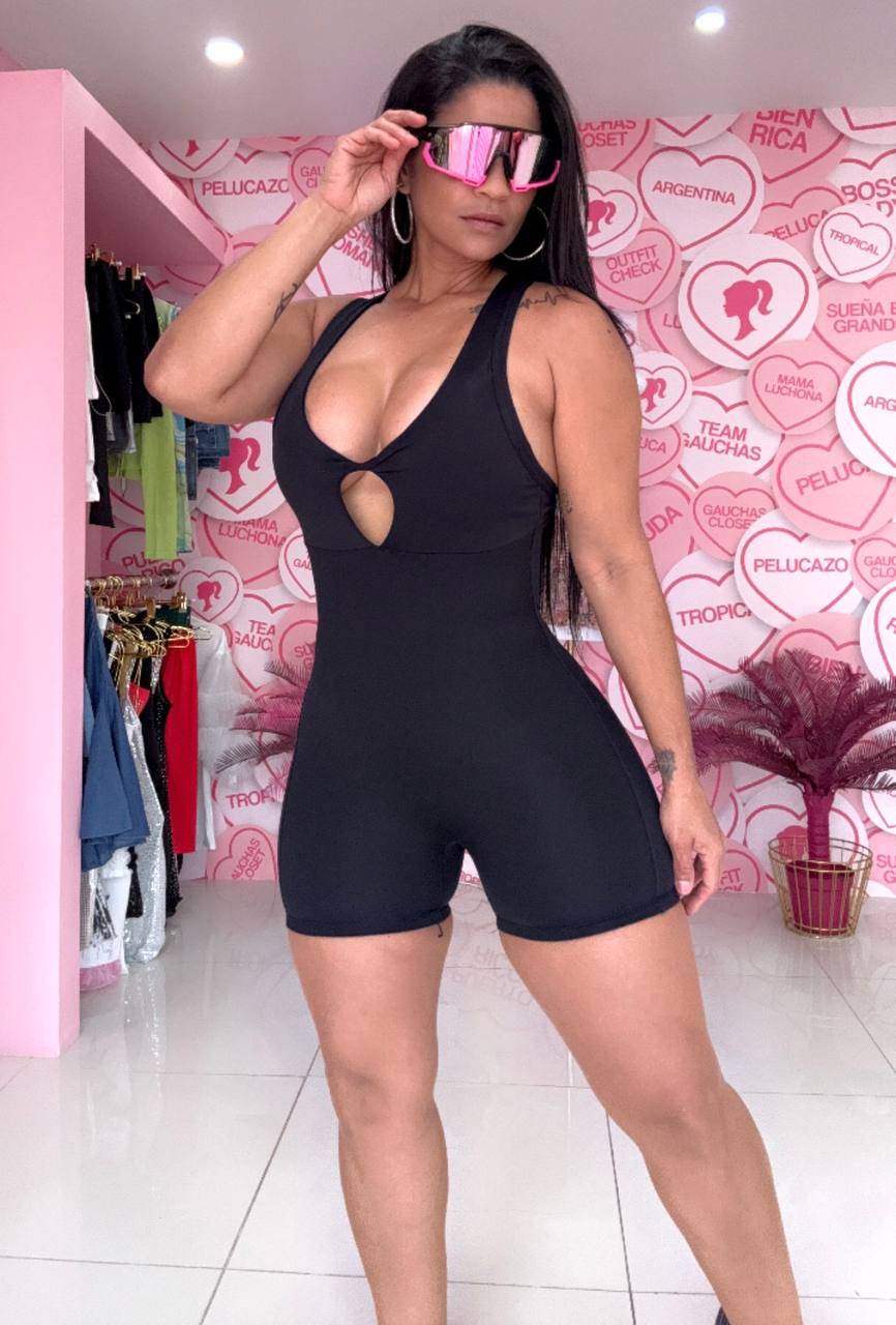 Sexy back romper sport
