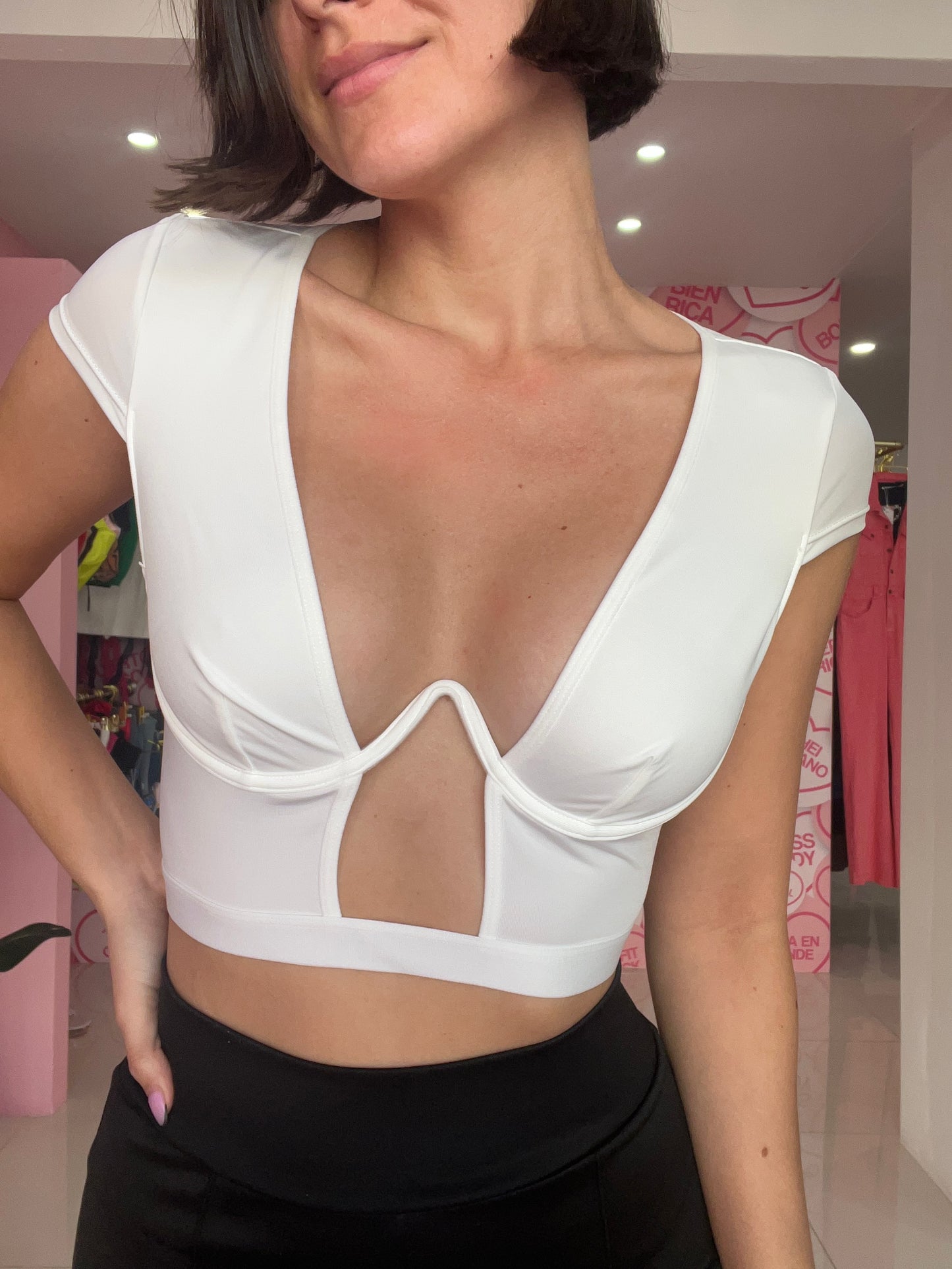 V top