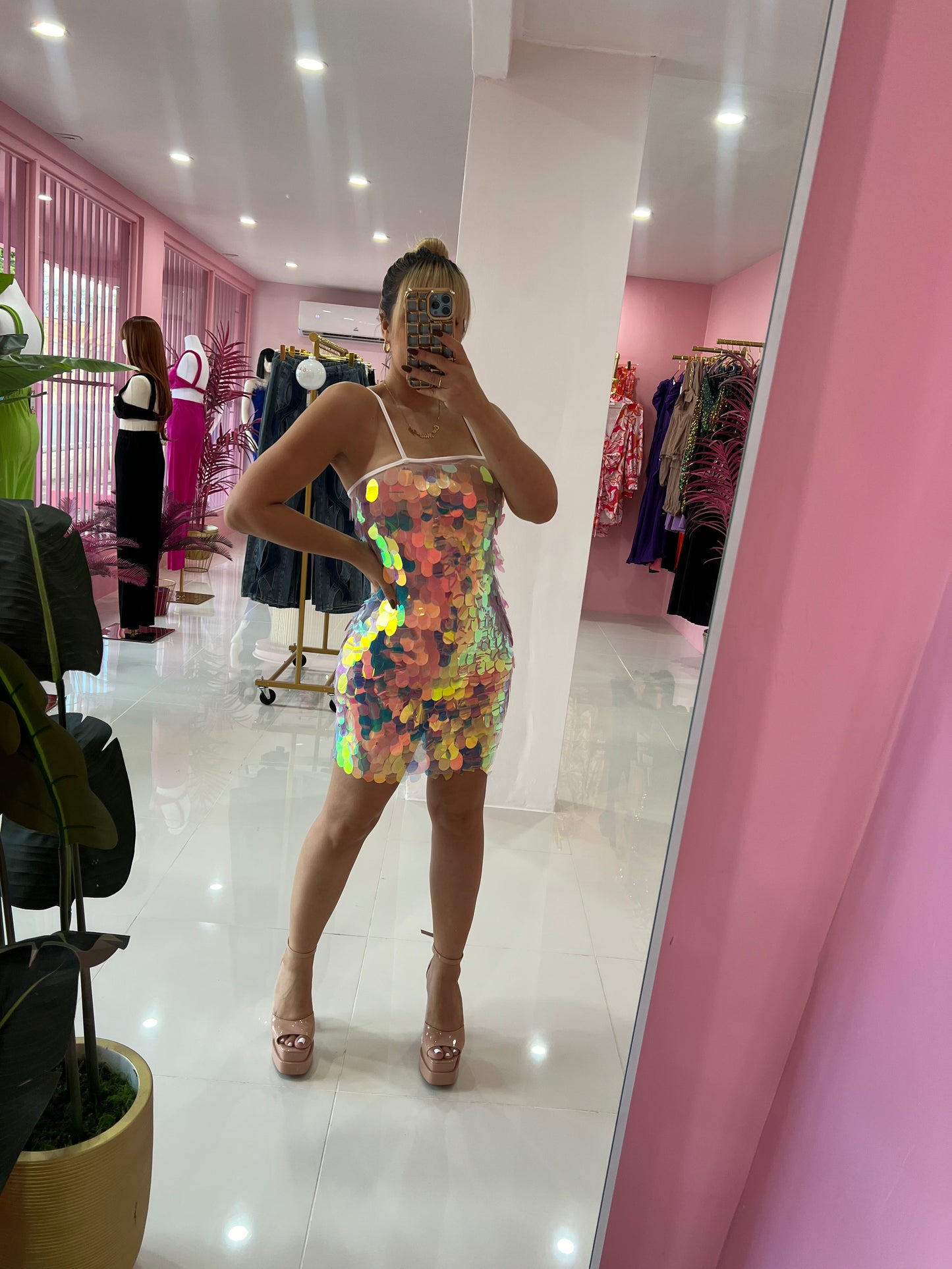 Sirena fiesta Dress (No estira)