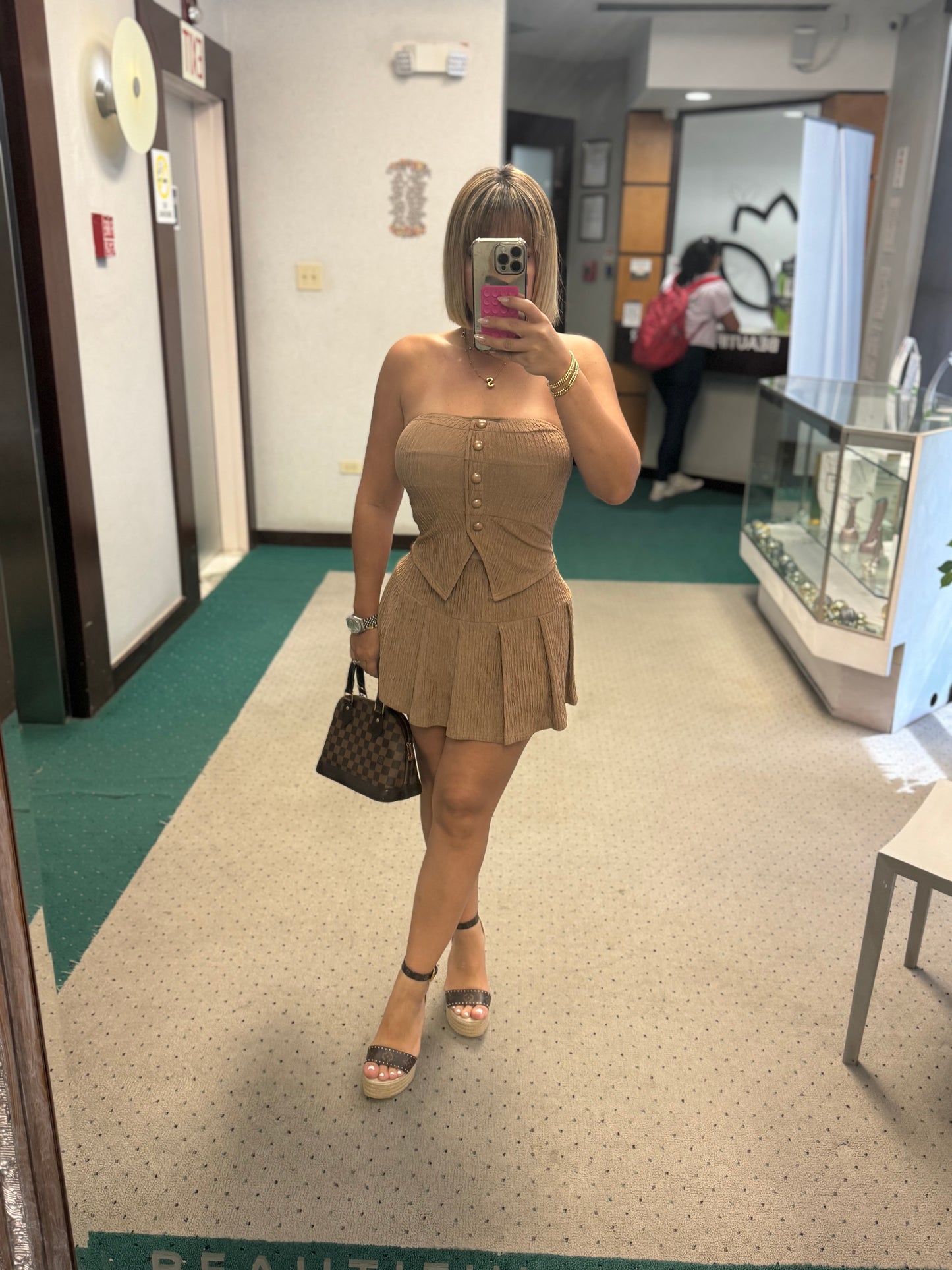 Vest Skirt Set