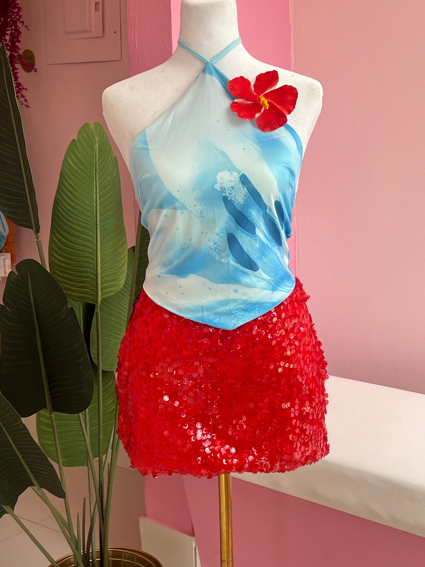 Flor Diamante top