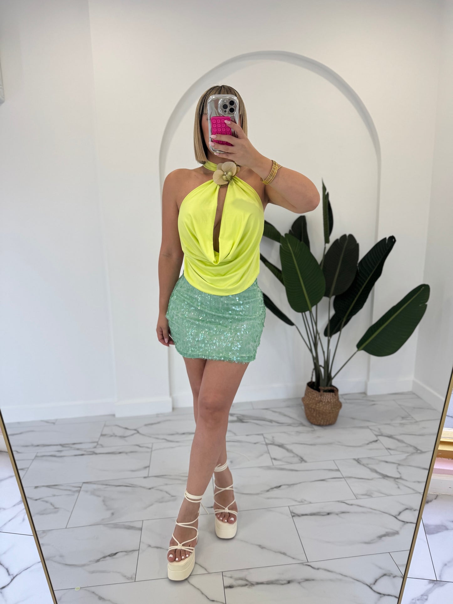 Orquidea Halter Top