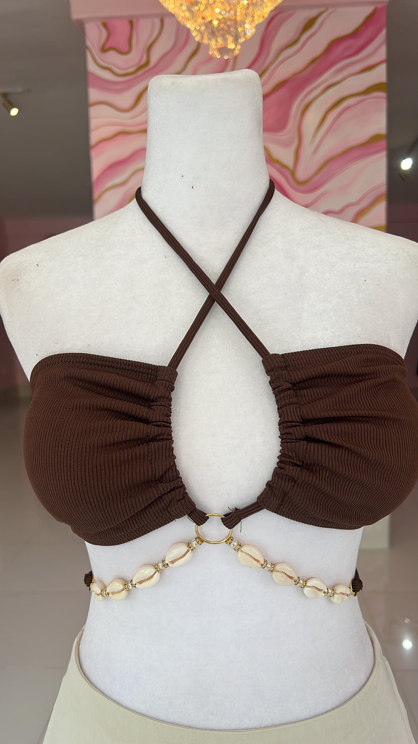 Bralette caracoles