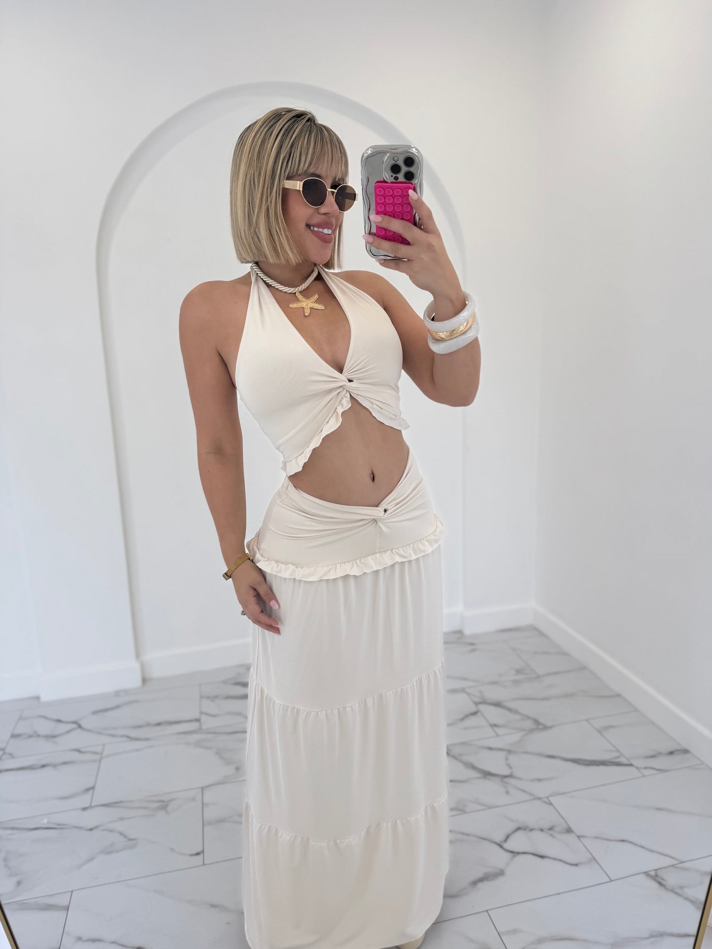 Caribe Cream set