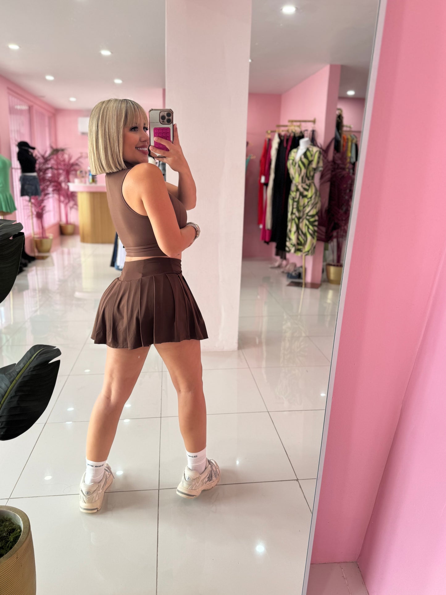 Crop top cuellito sport