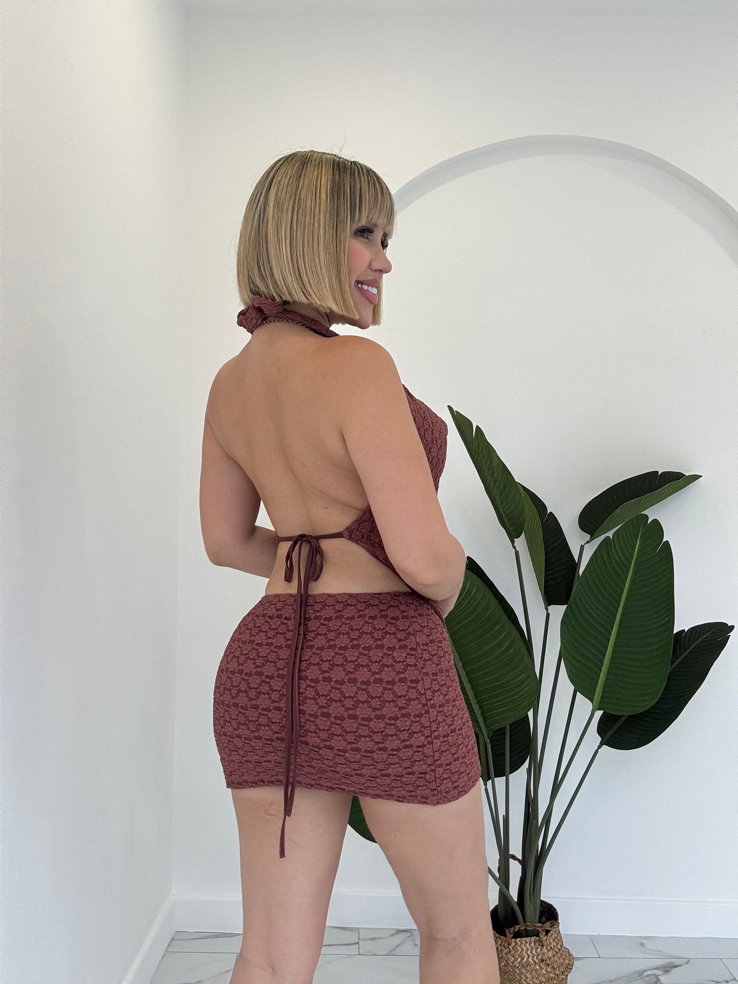 Encaje Halter set