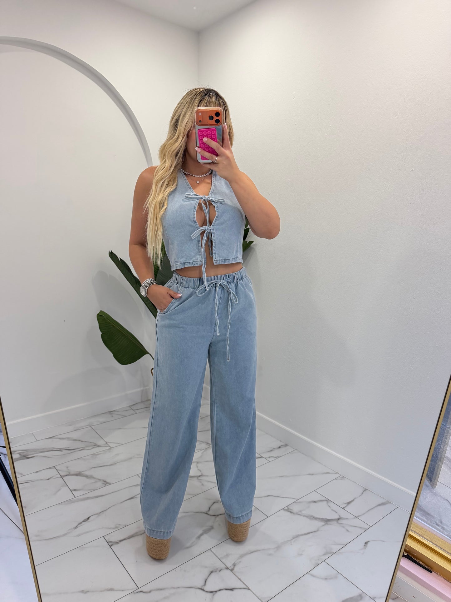 Denim day set (Tall Girl)
