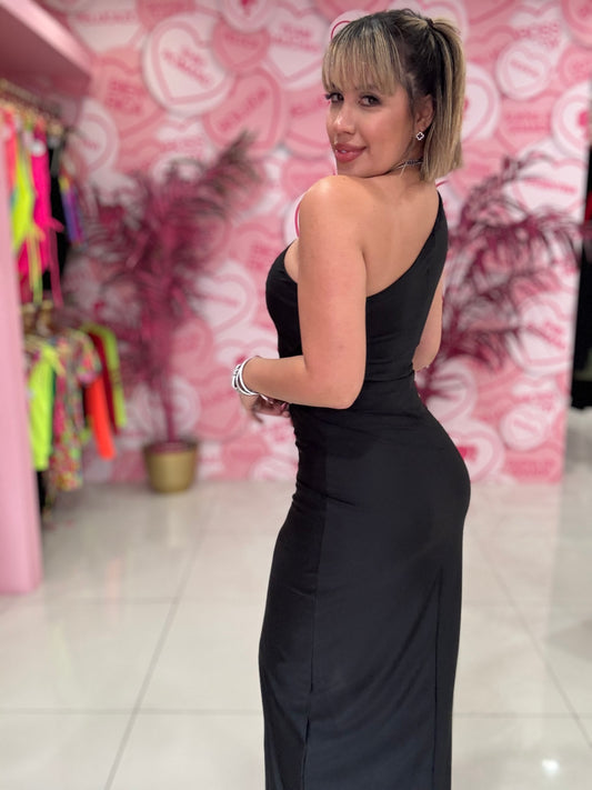 One Shoulder Long Dress