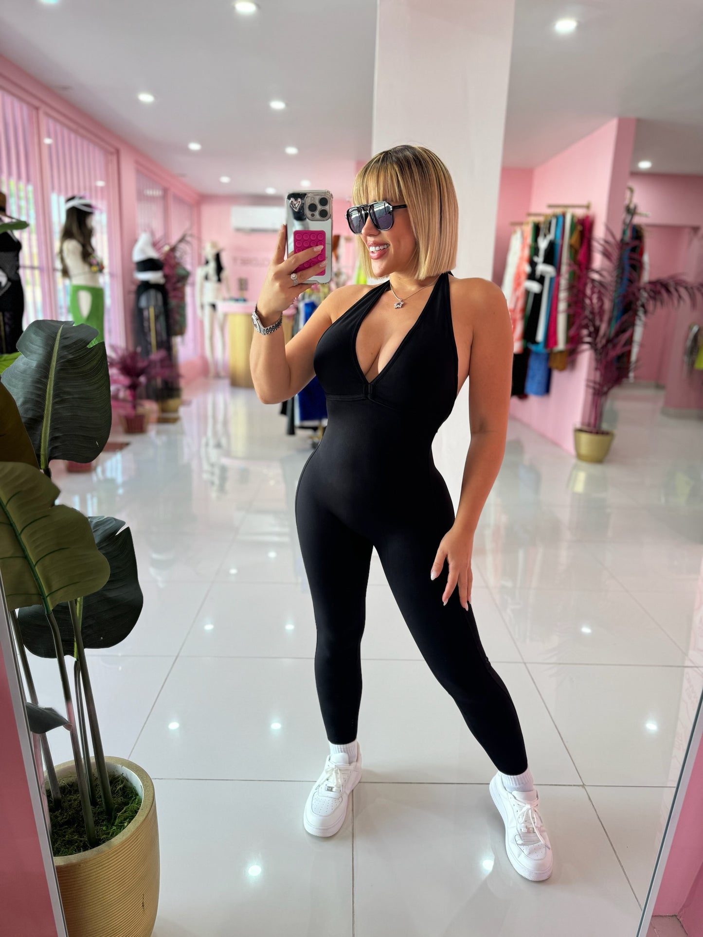 Halter Skinny Jumpsuit Sport