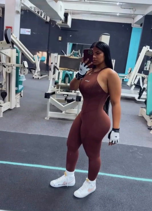 Skinny Neck Jumpsuit