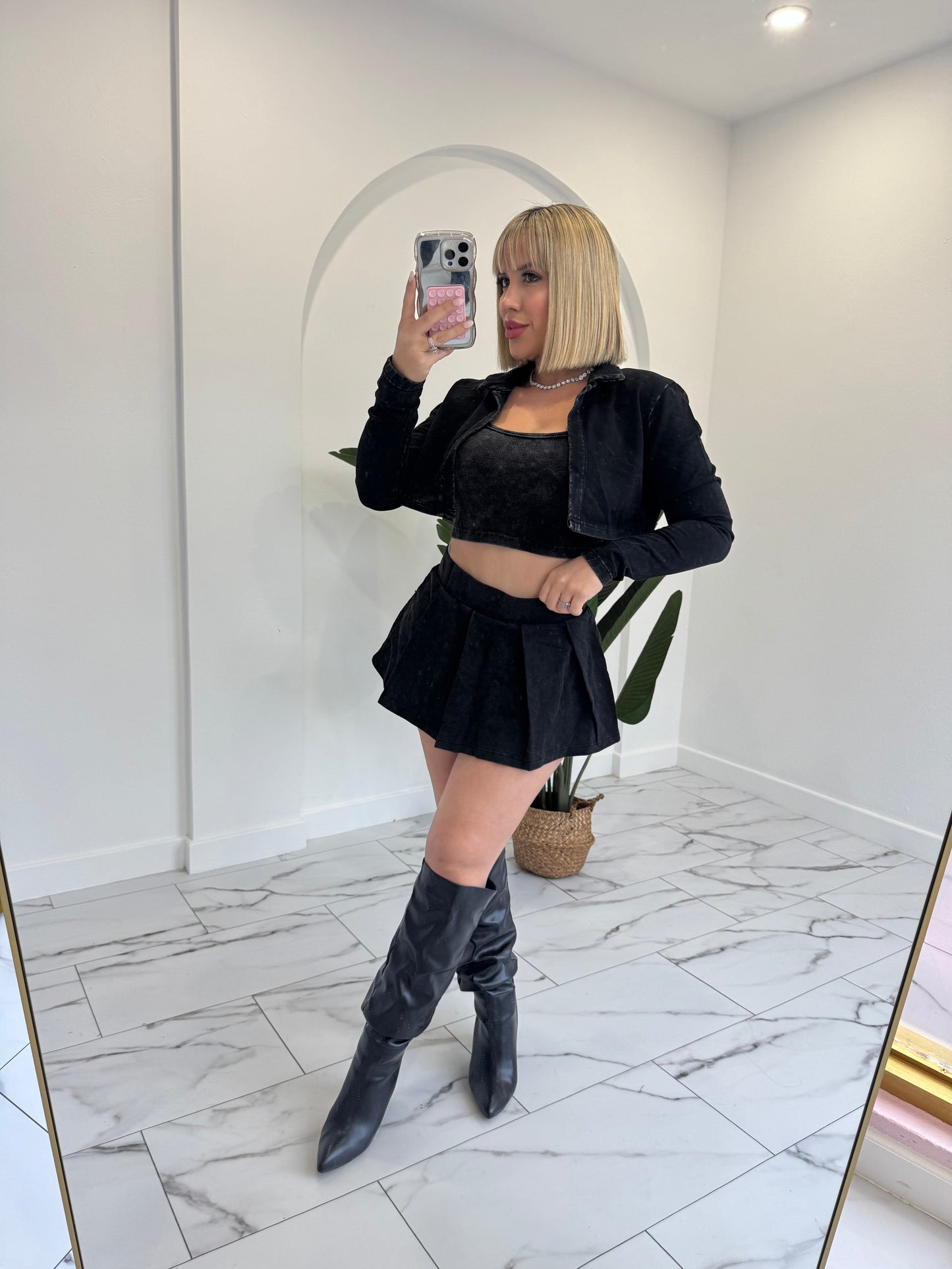 Marmol Skort Jacket Set (3 piezas)