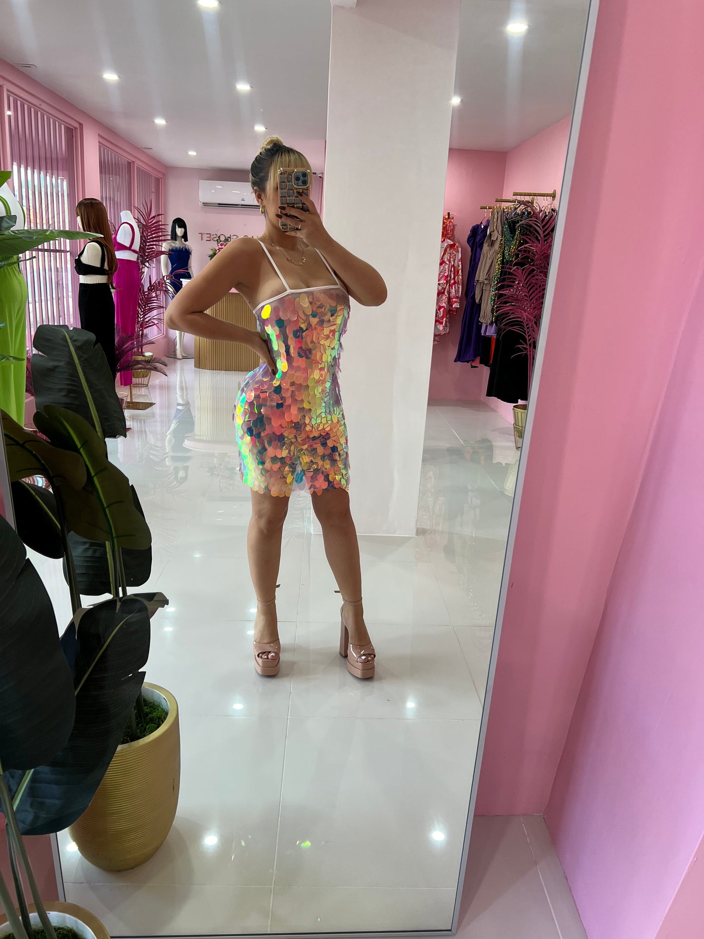 Sirena fiesta Dress (No estira)