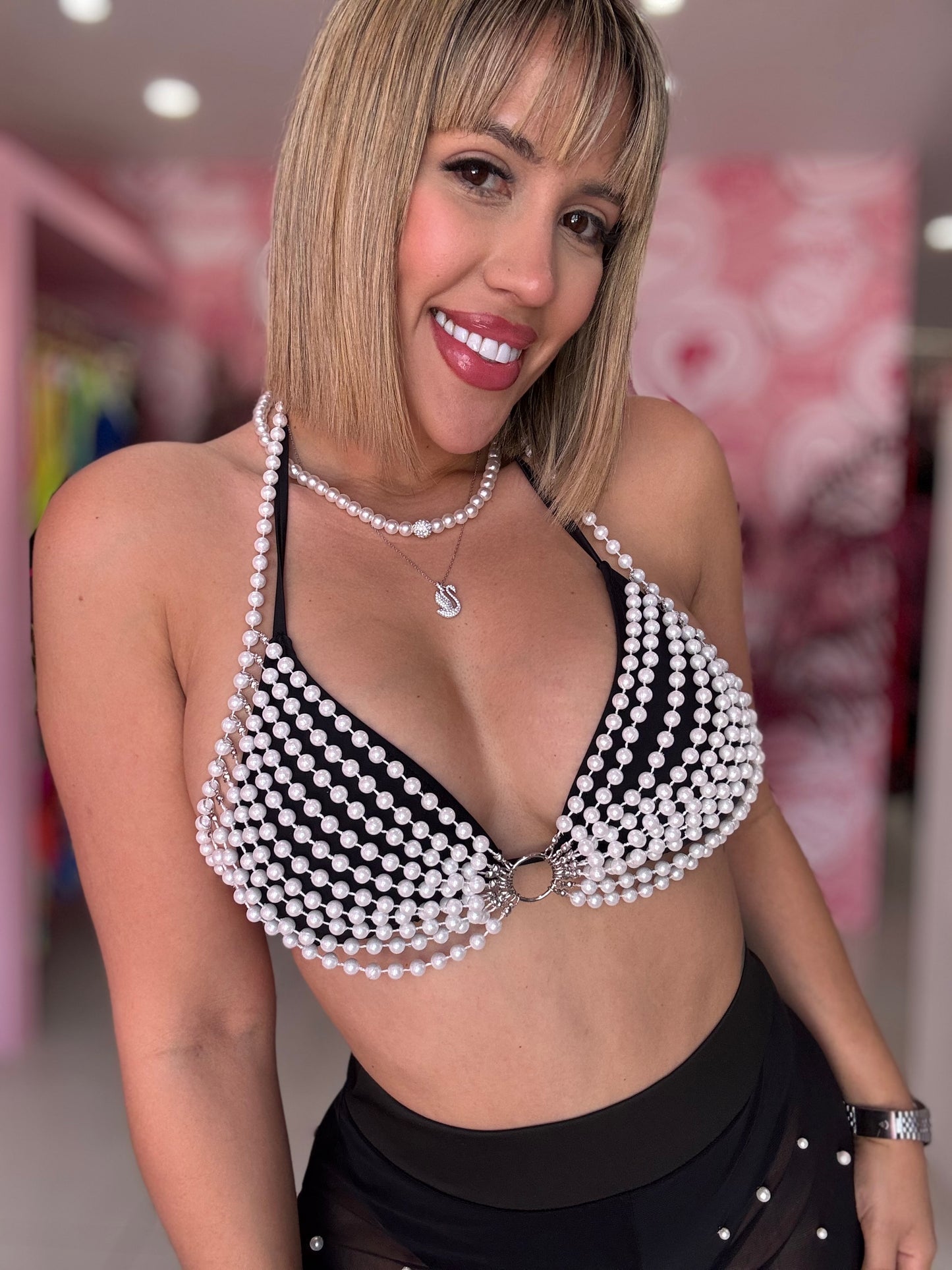 Árabe perlas top