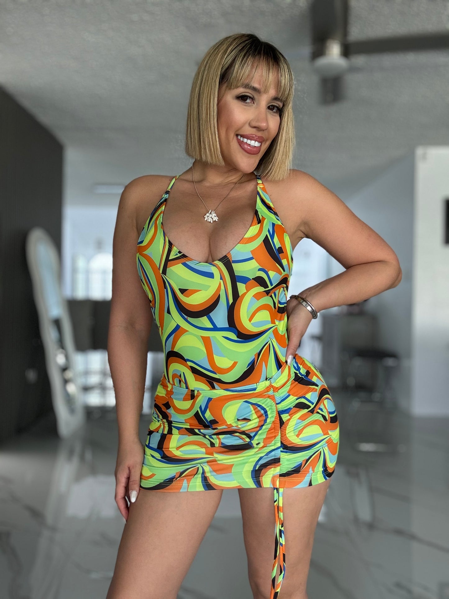 Mini Faldita Bikini Set ARG (control de abdomen)