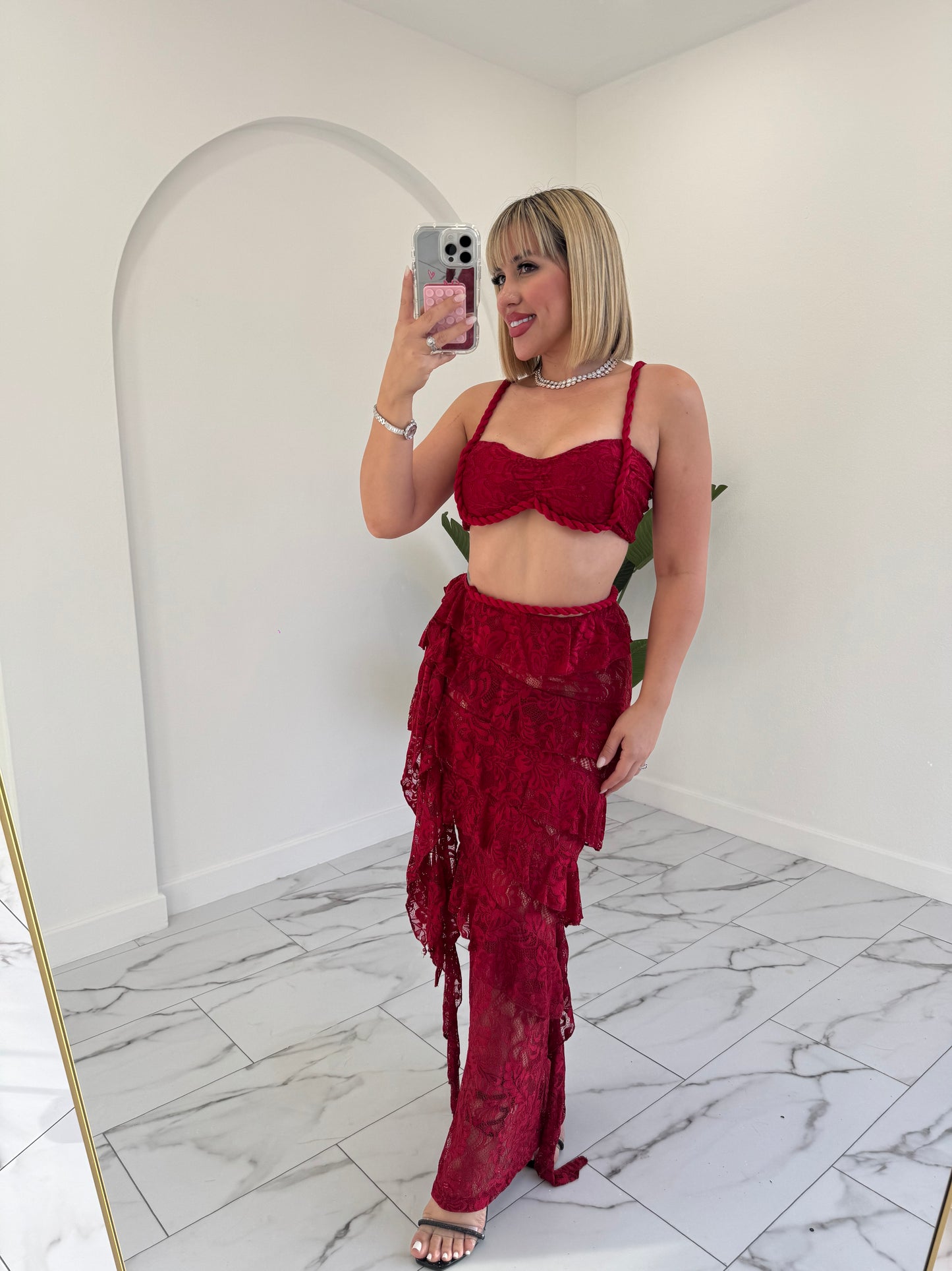 Lace sexy set