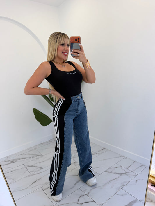 Denim casual pant
