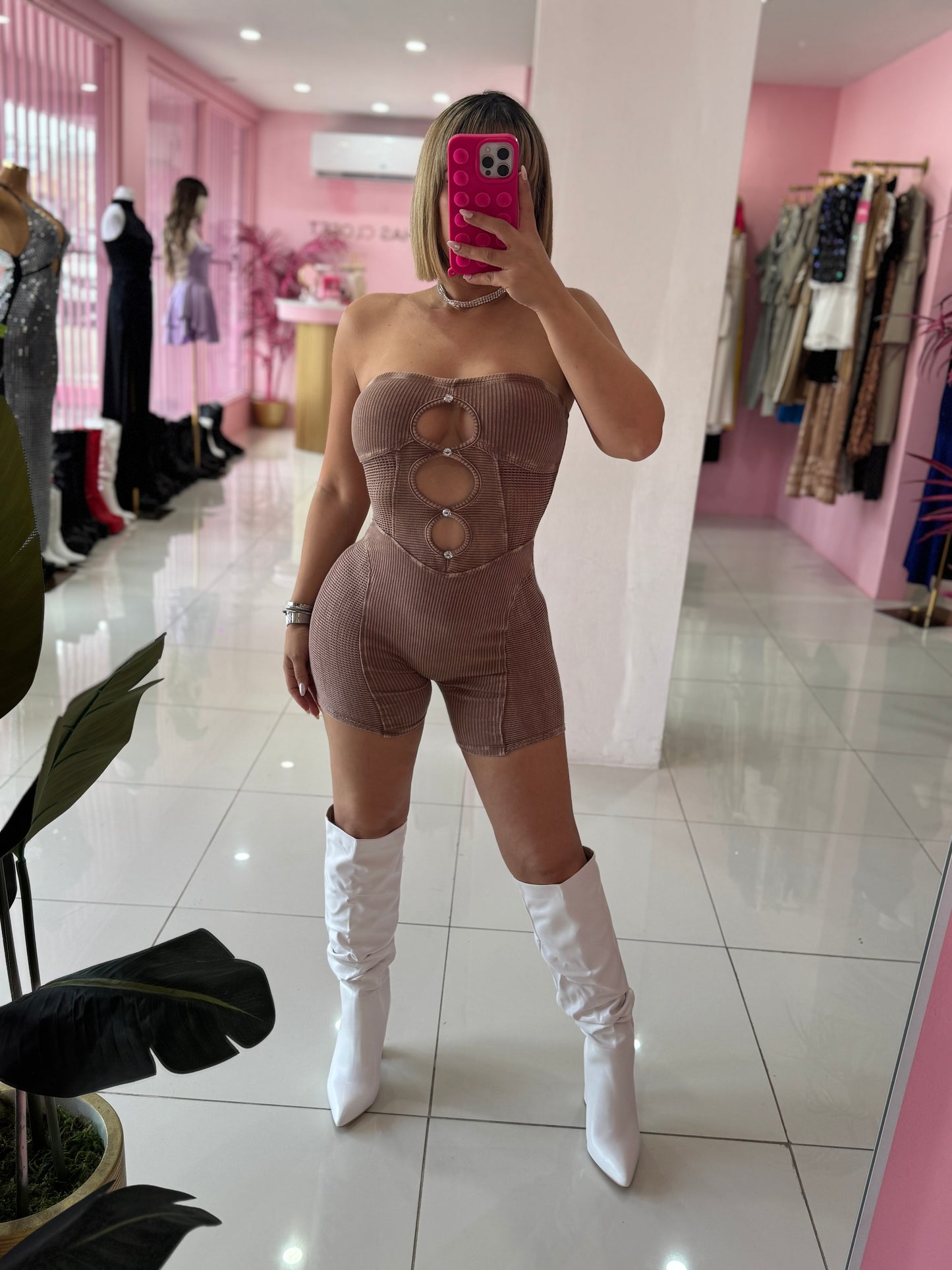Caramel Mineral Romper