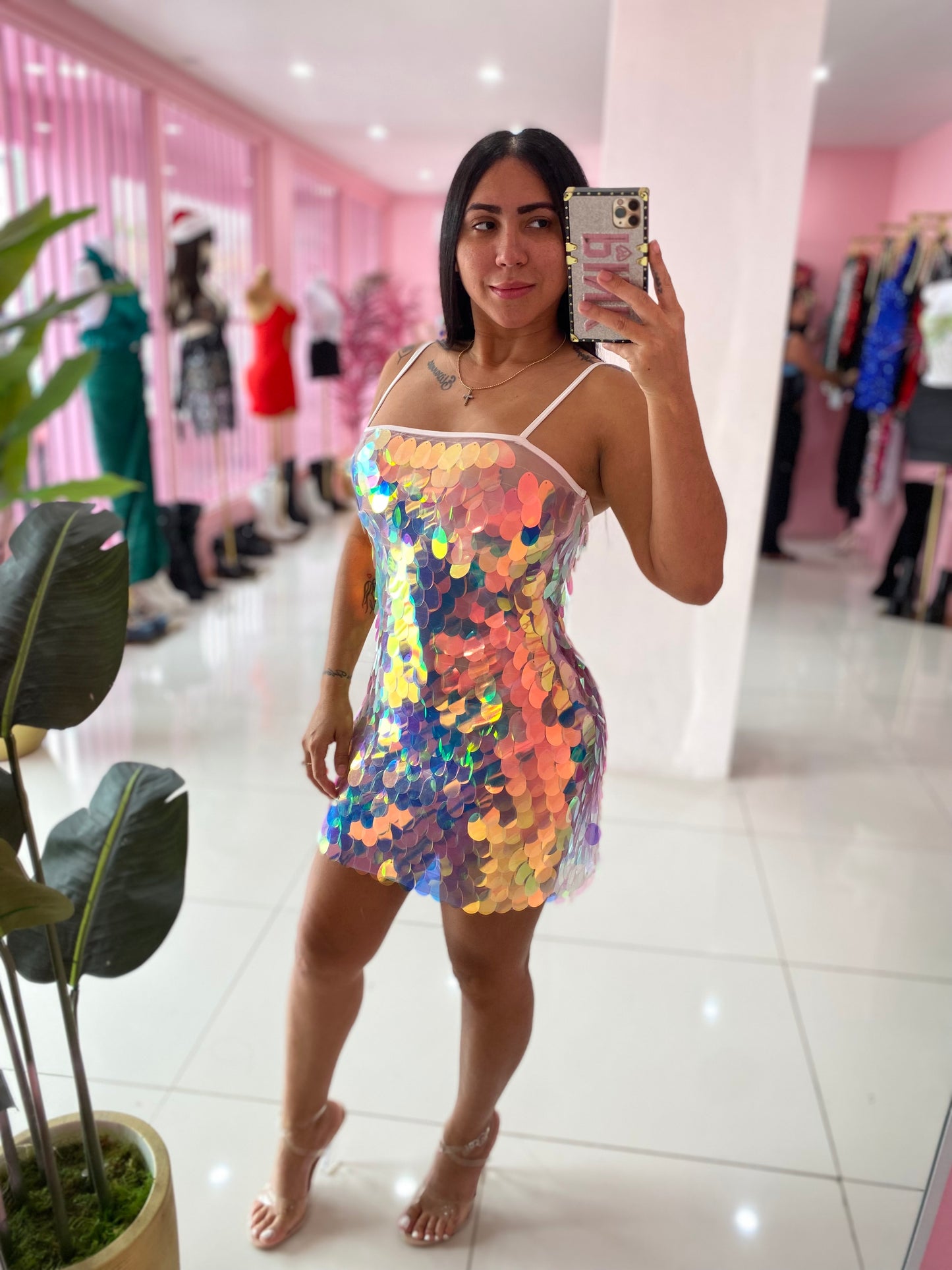 Sirena fiesta Dress (No estira)