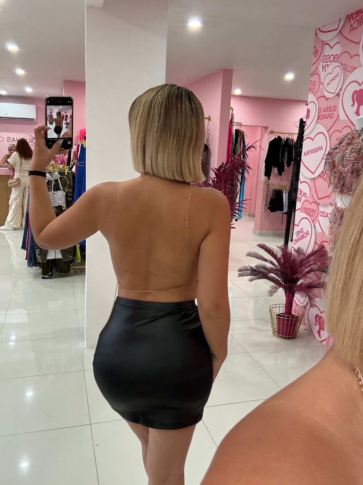 Mini leather skirtn ONLY (LARGE)