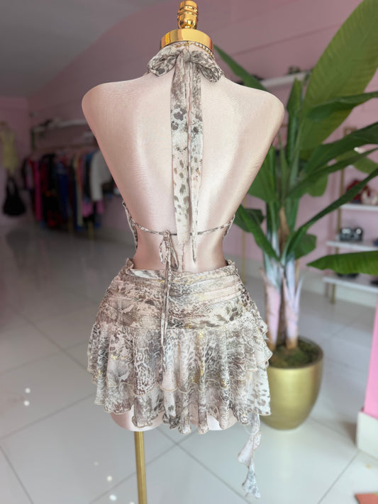 Quita leopard dress