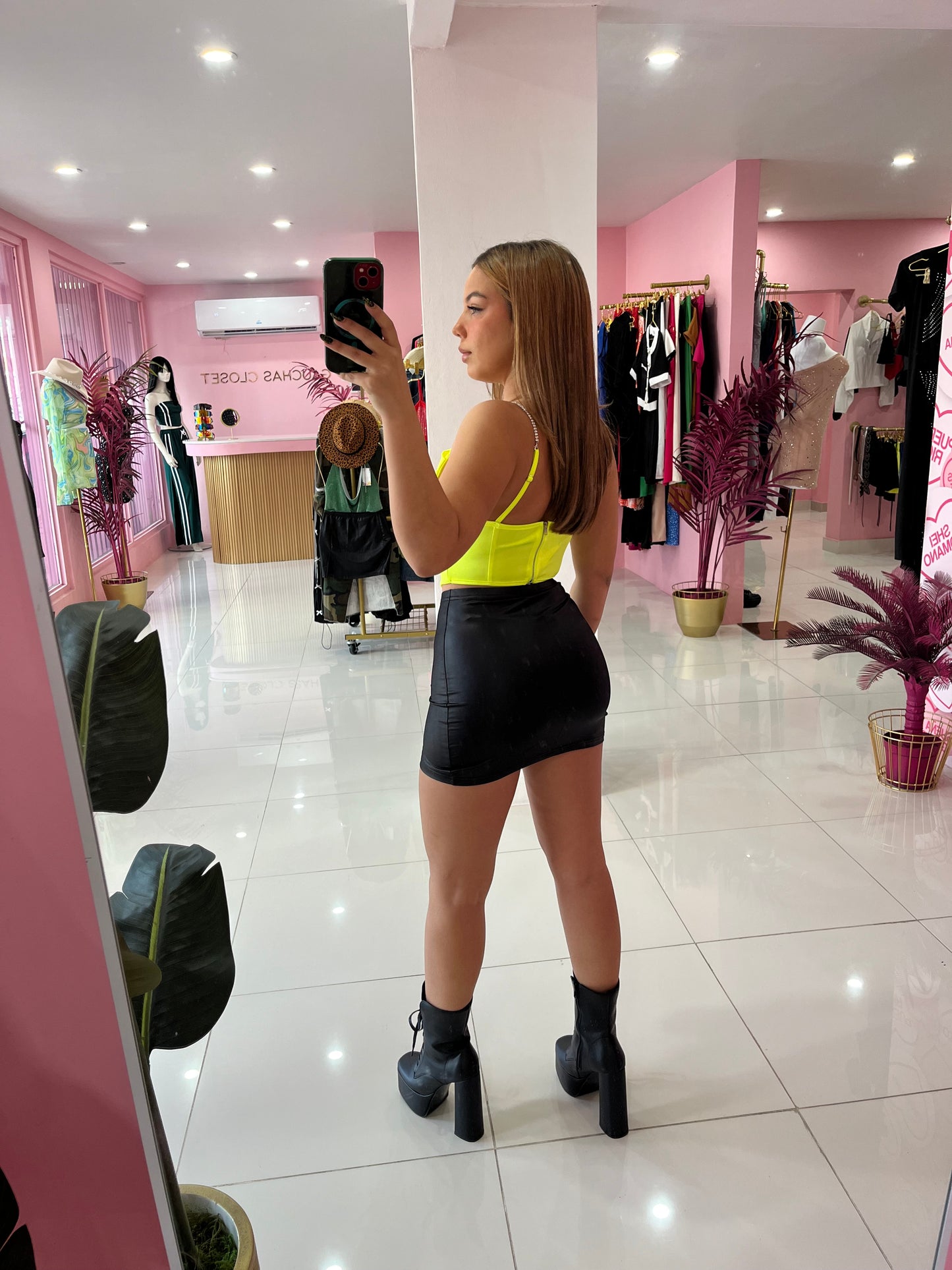 Mini leather skirtn ONLY (LARGE)