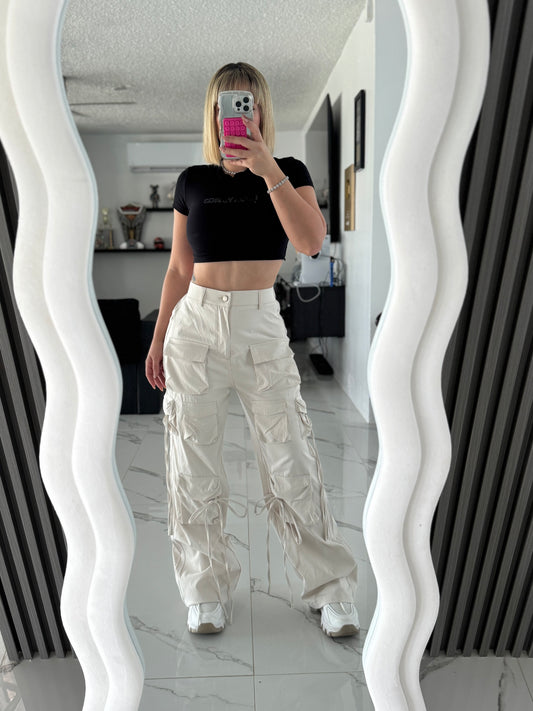 Pockets Spandex Cargo