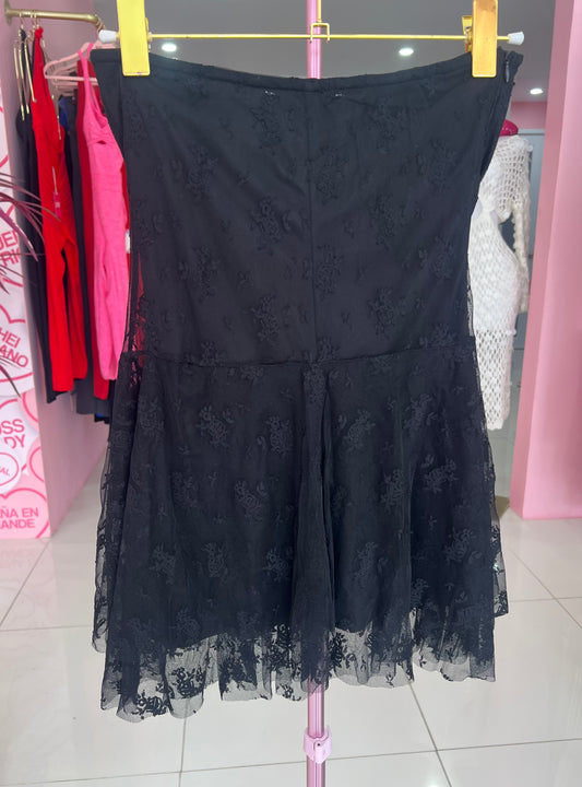 Strapless encaje Dress