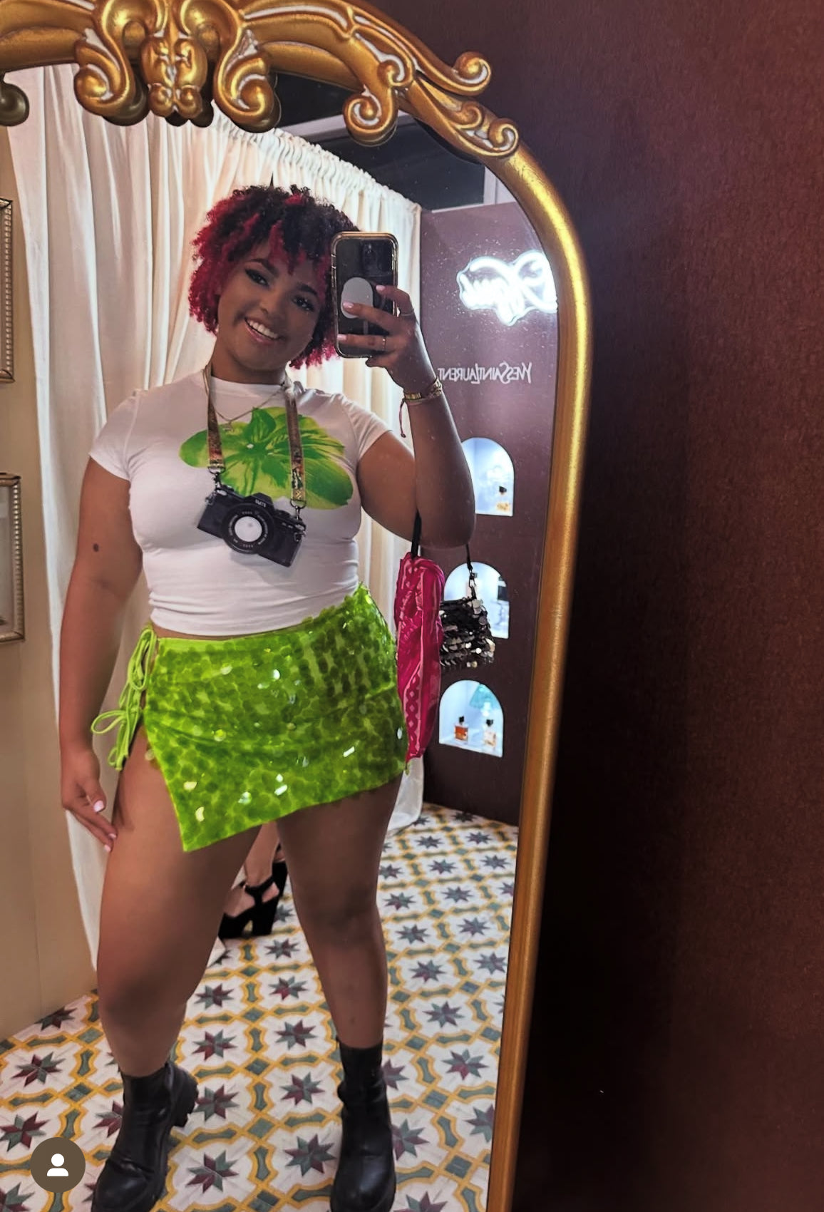 Amarradita Sequins Skirt