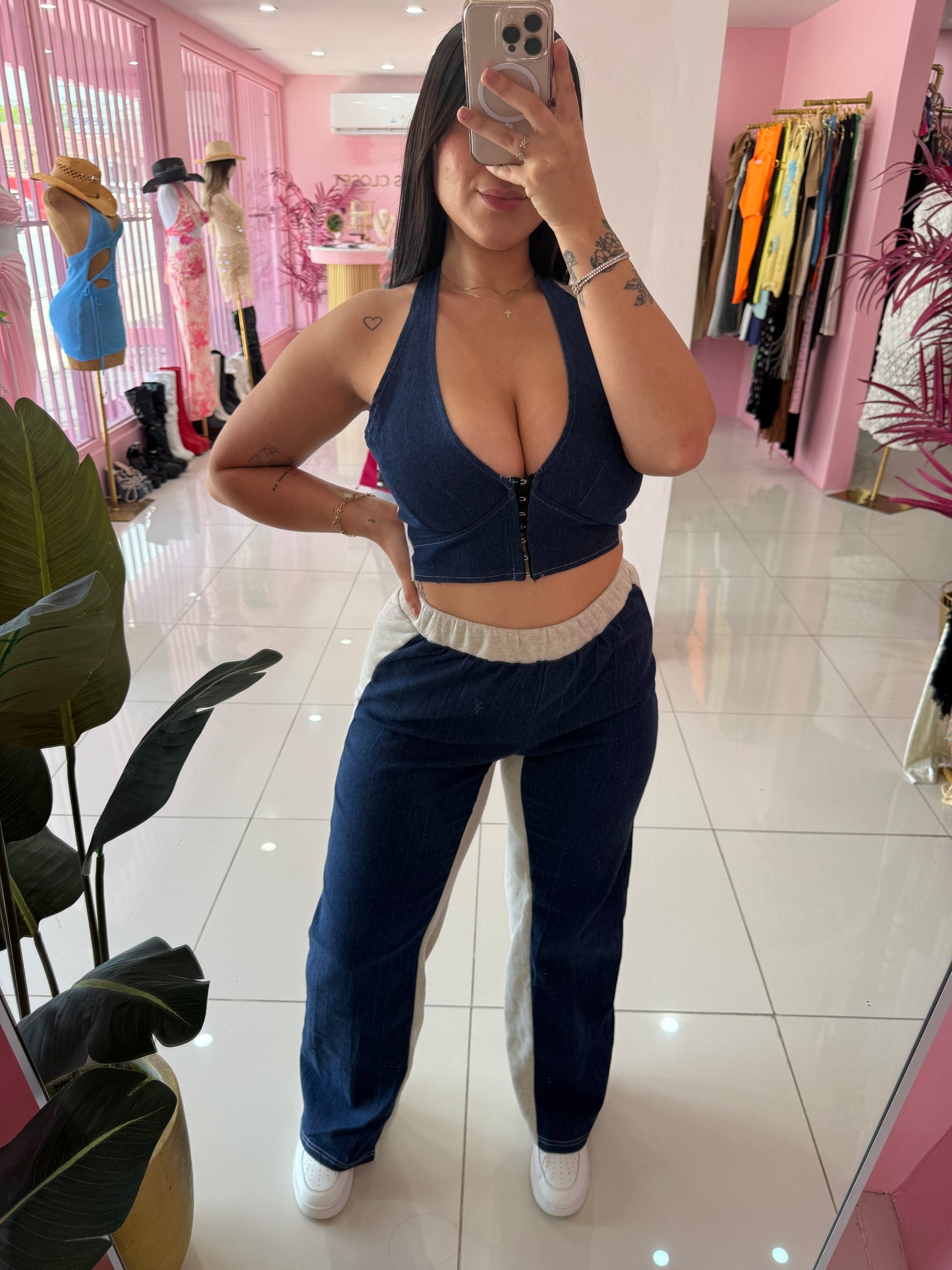 Travel Denim Comfy set