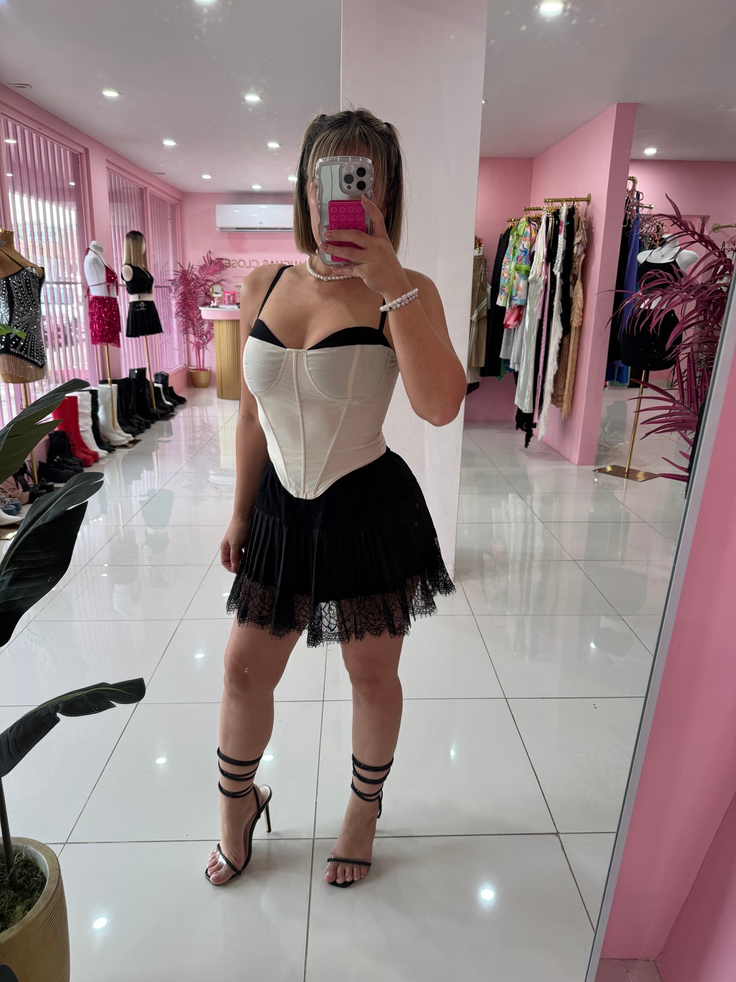 Tenis encaje skort