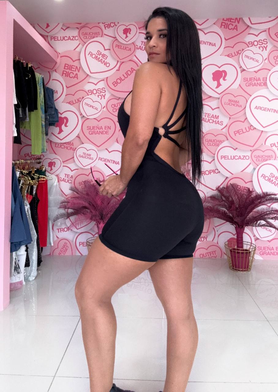 Sexy back romper sport