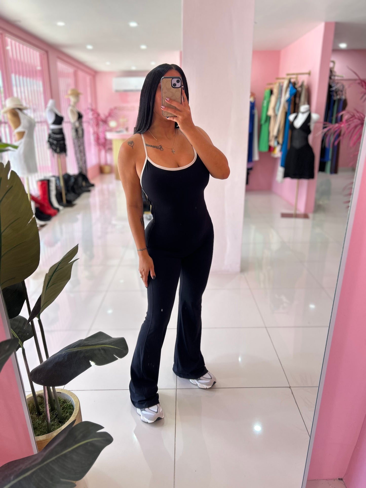 Jumpsuit palazzo bordes