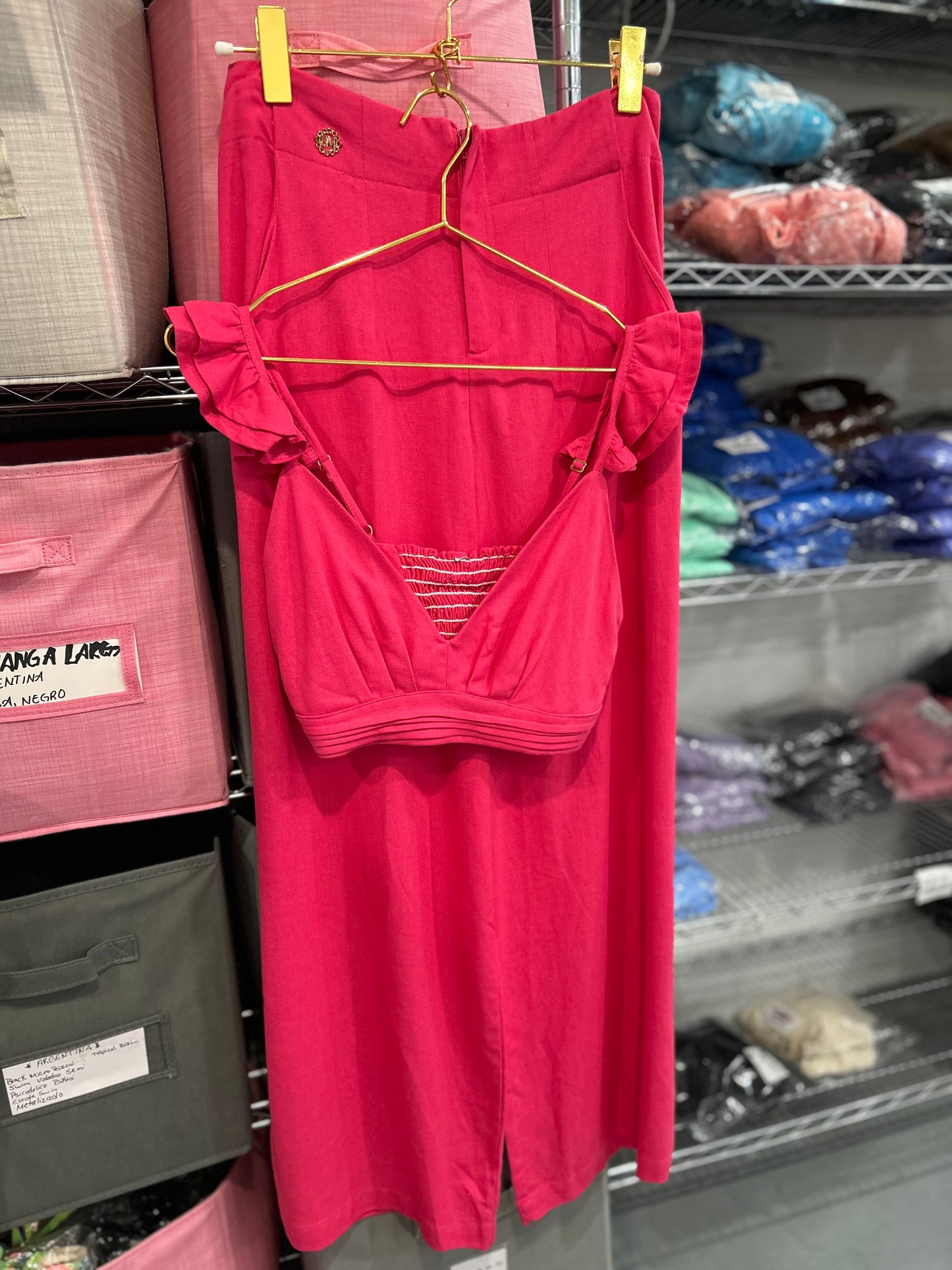 Lino Set Colombiano Color Fuscia (MEDIUM)