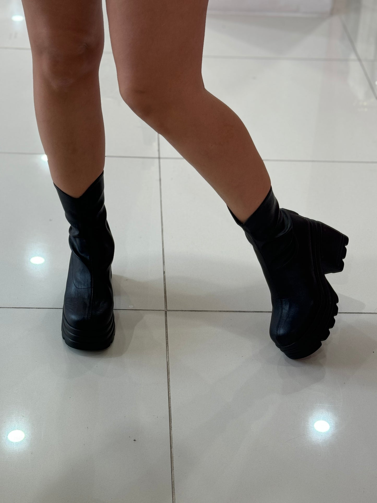 Leather Sock Plataforma
