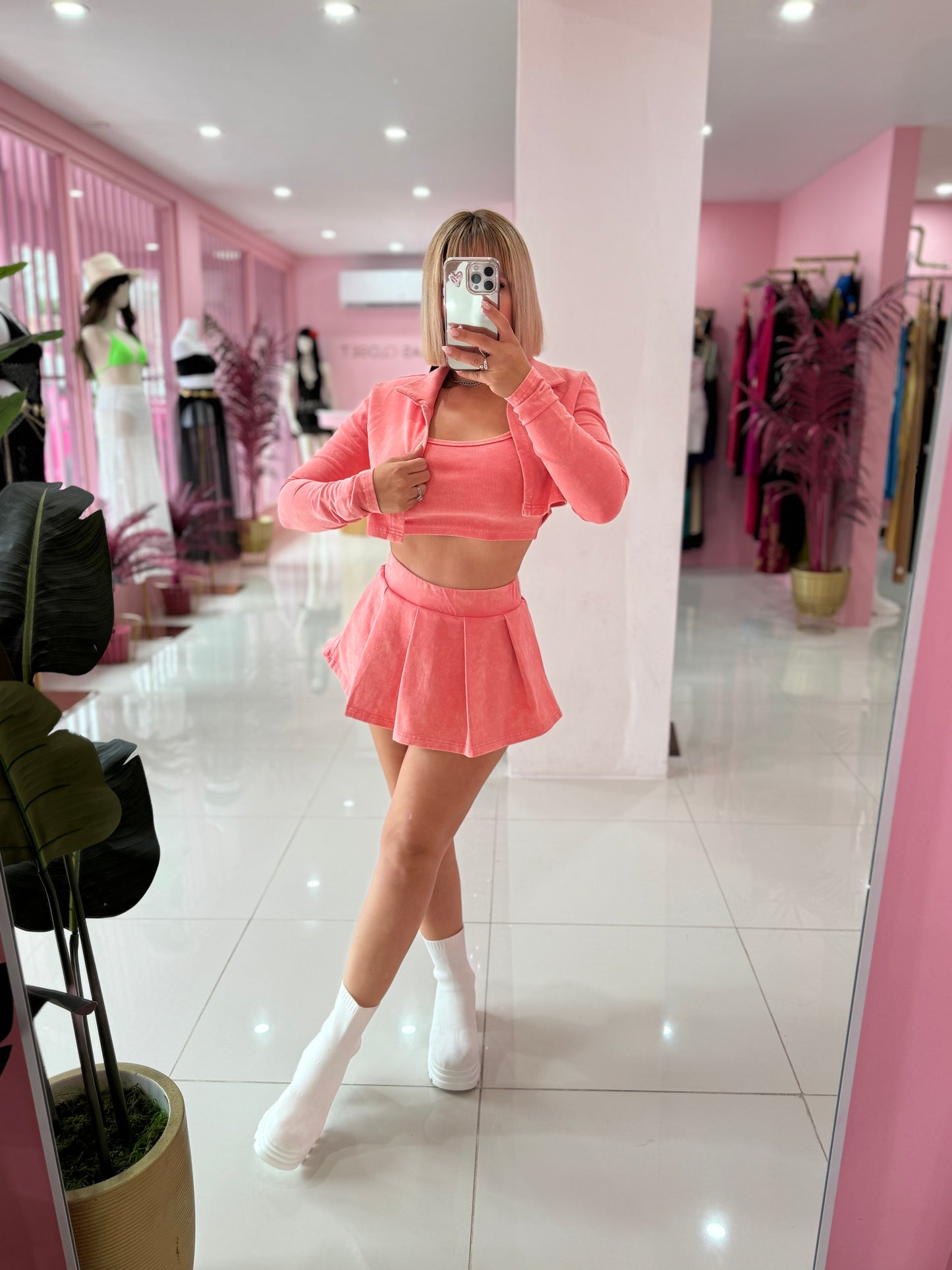 Marmol Skort Jacket Set (3 piezas)