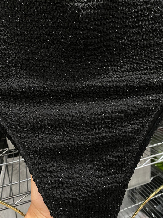 Black Glitter Swimsuit