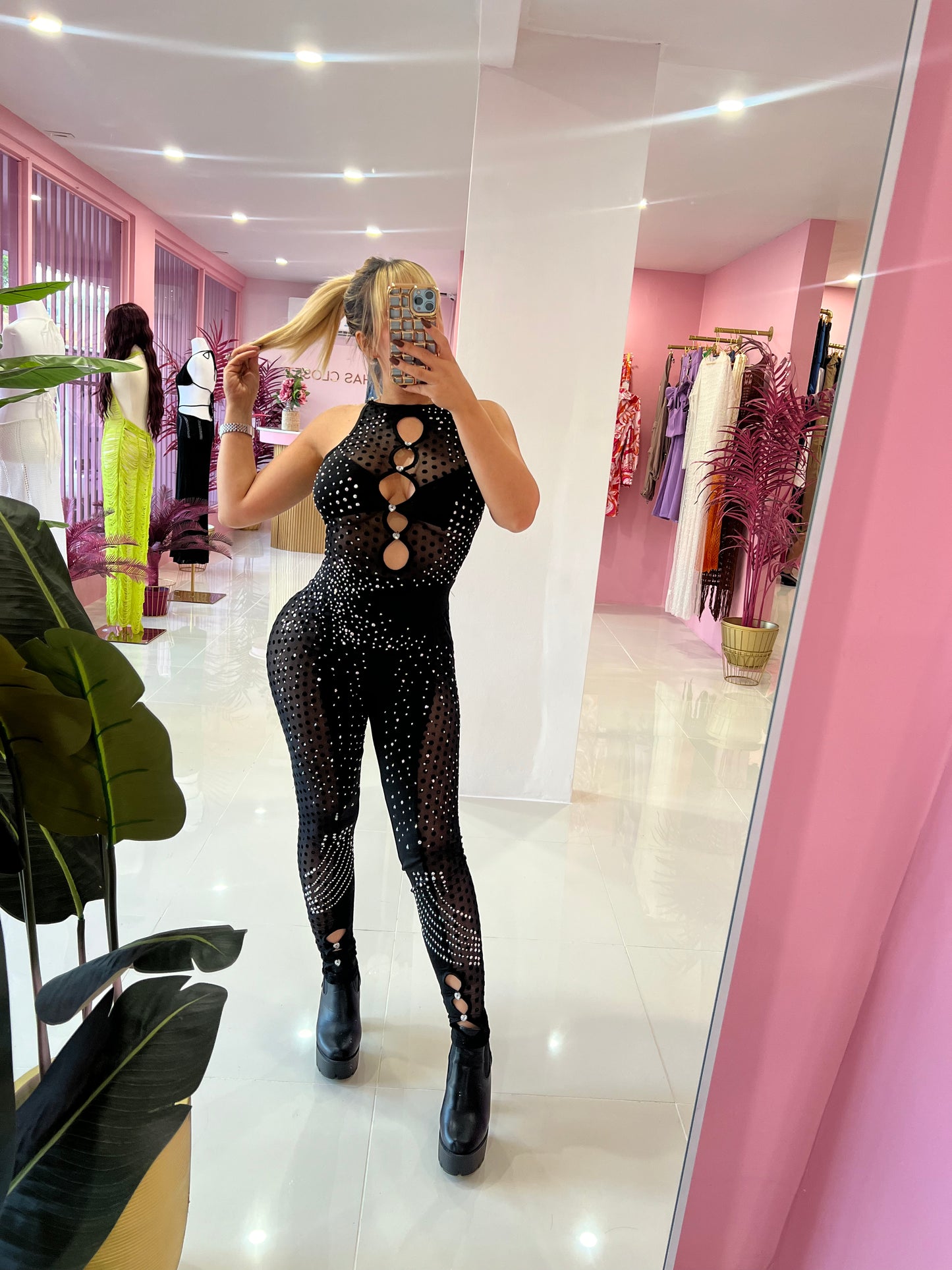 Jumpsuit Rhinestones